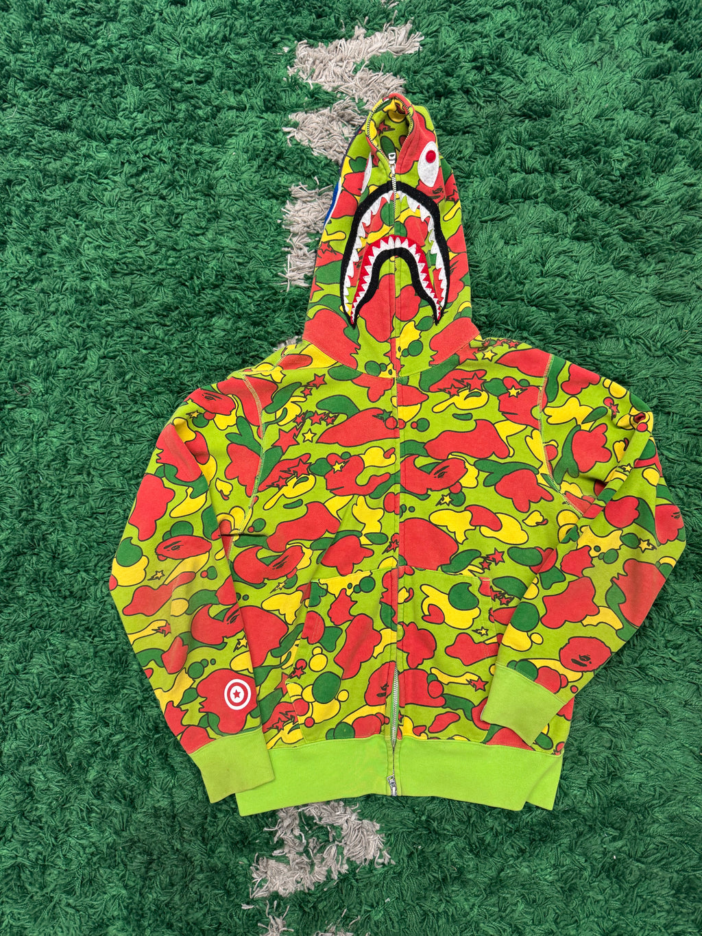 BAPE Sta Camo Shark Full Zip Chark