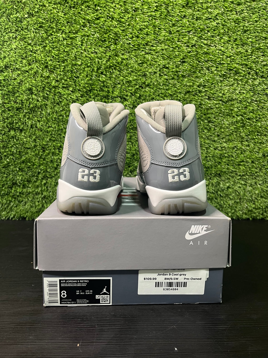 Jordan 9 Cool grey