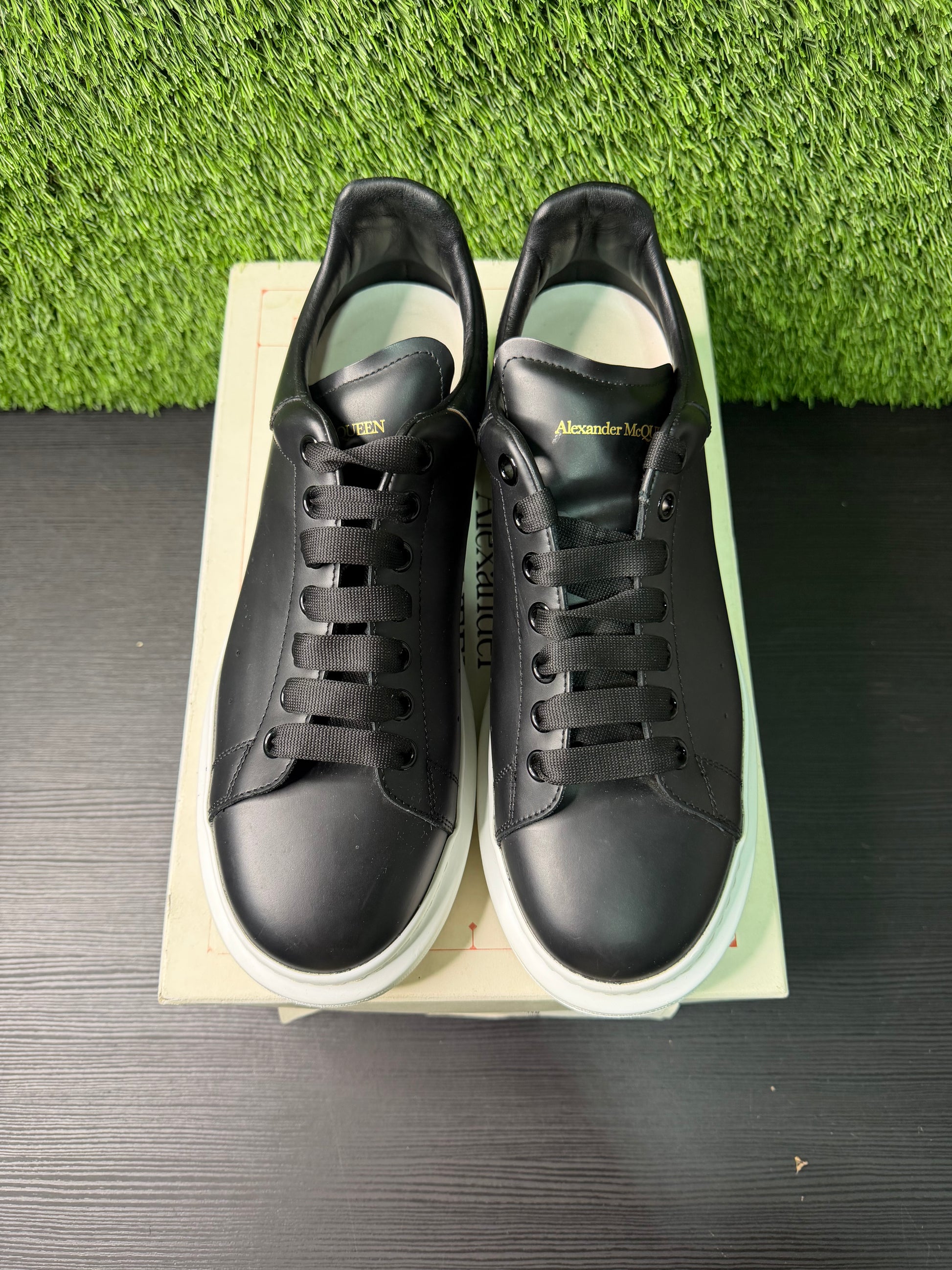 Alexander McQueen Oversized Black White Sole