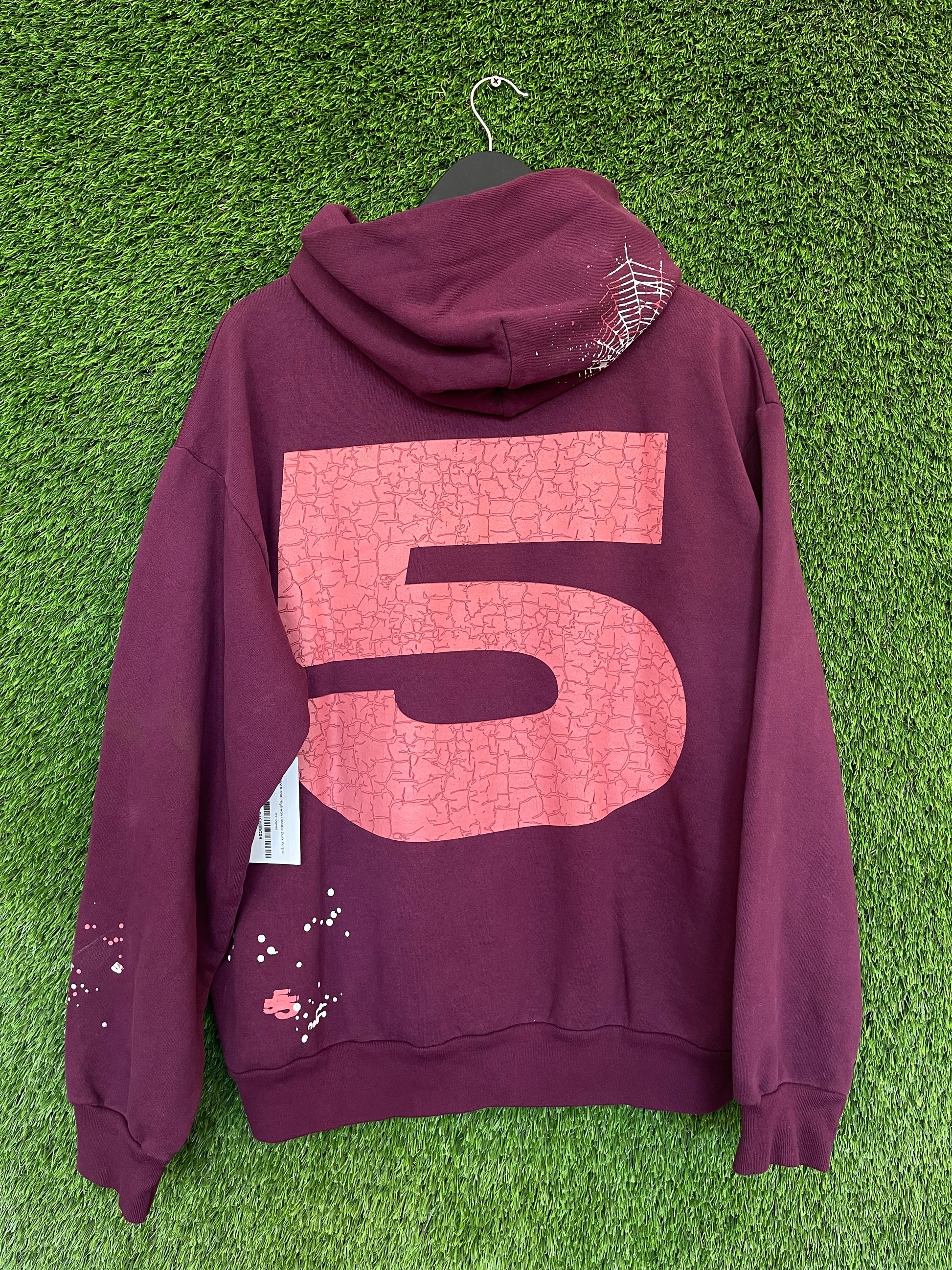 Sp5der Nocturnal Highway 5 Hoodie Purple