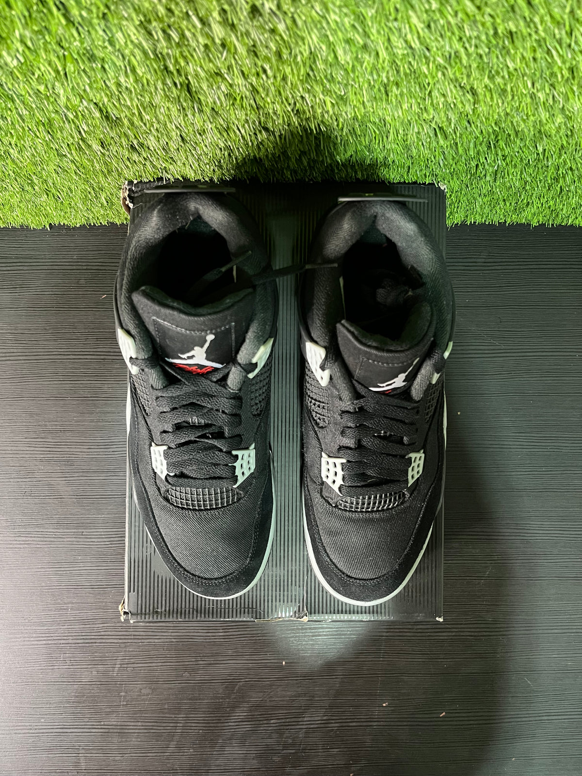 Jordan 4 Retro SE Black Canvas