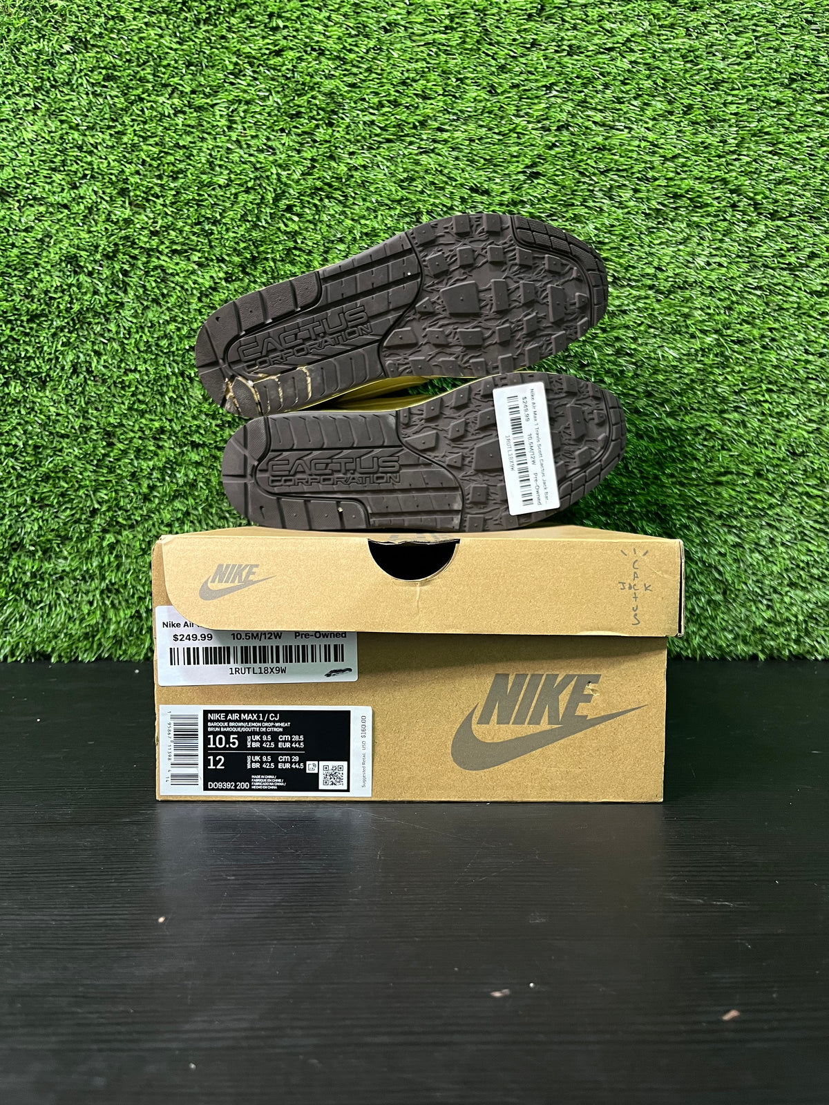 Nike Air Max 1 Travis Scott Cactus Jack Baroque Brown