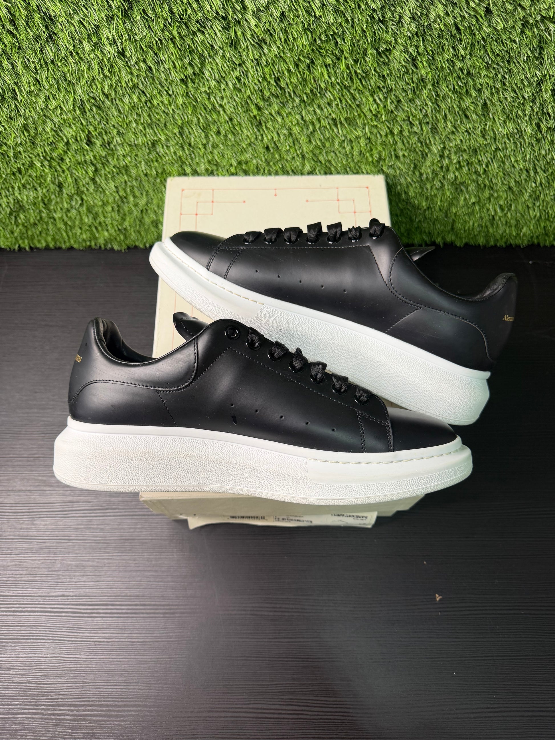 Alexander McQueen Oversized Black White Sole