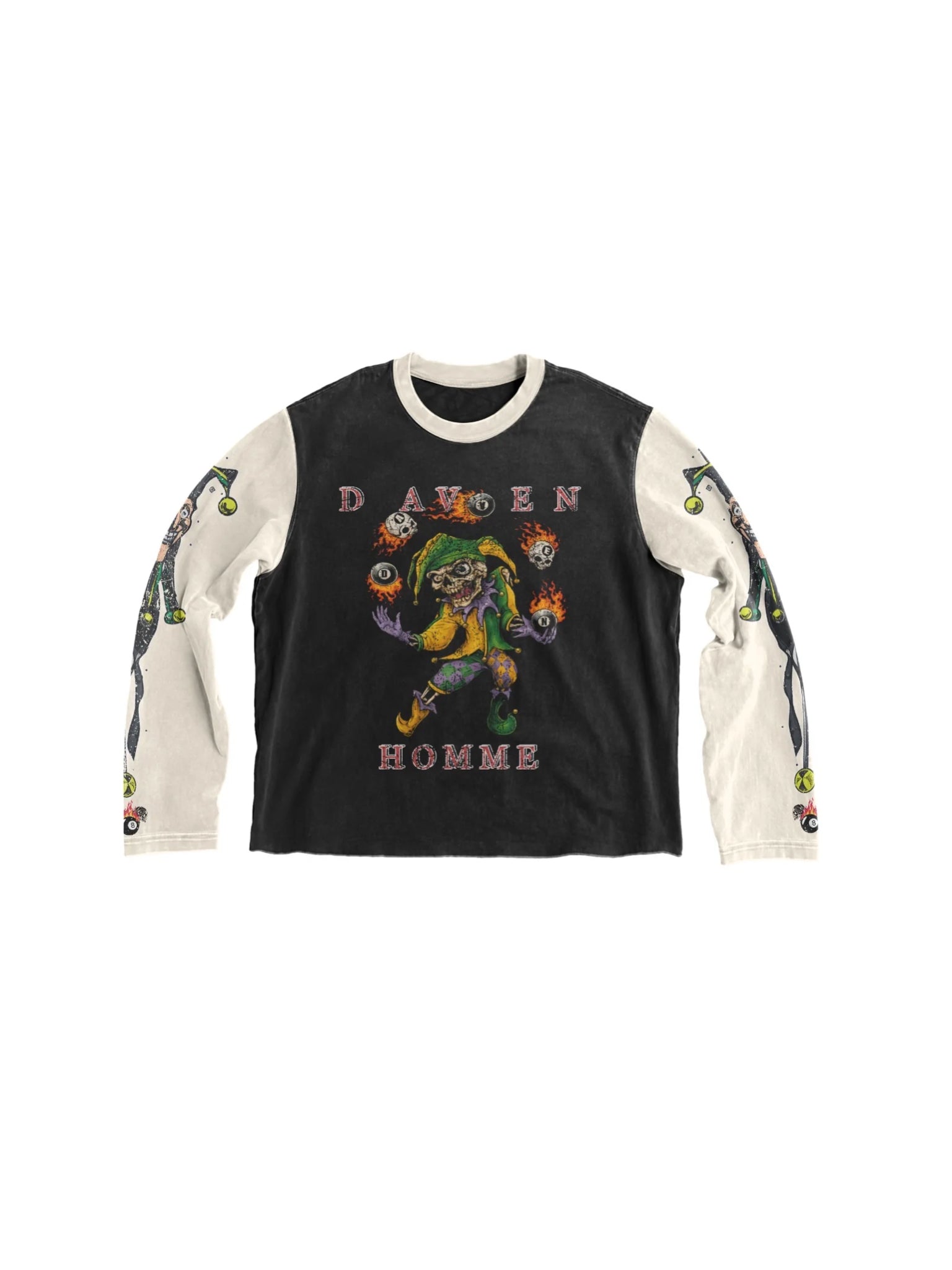 Daven Homme Jester L/S Black/White