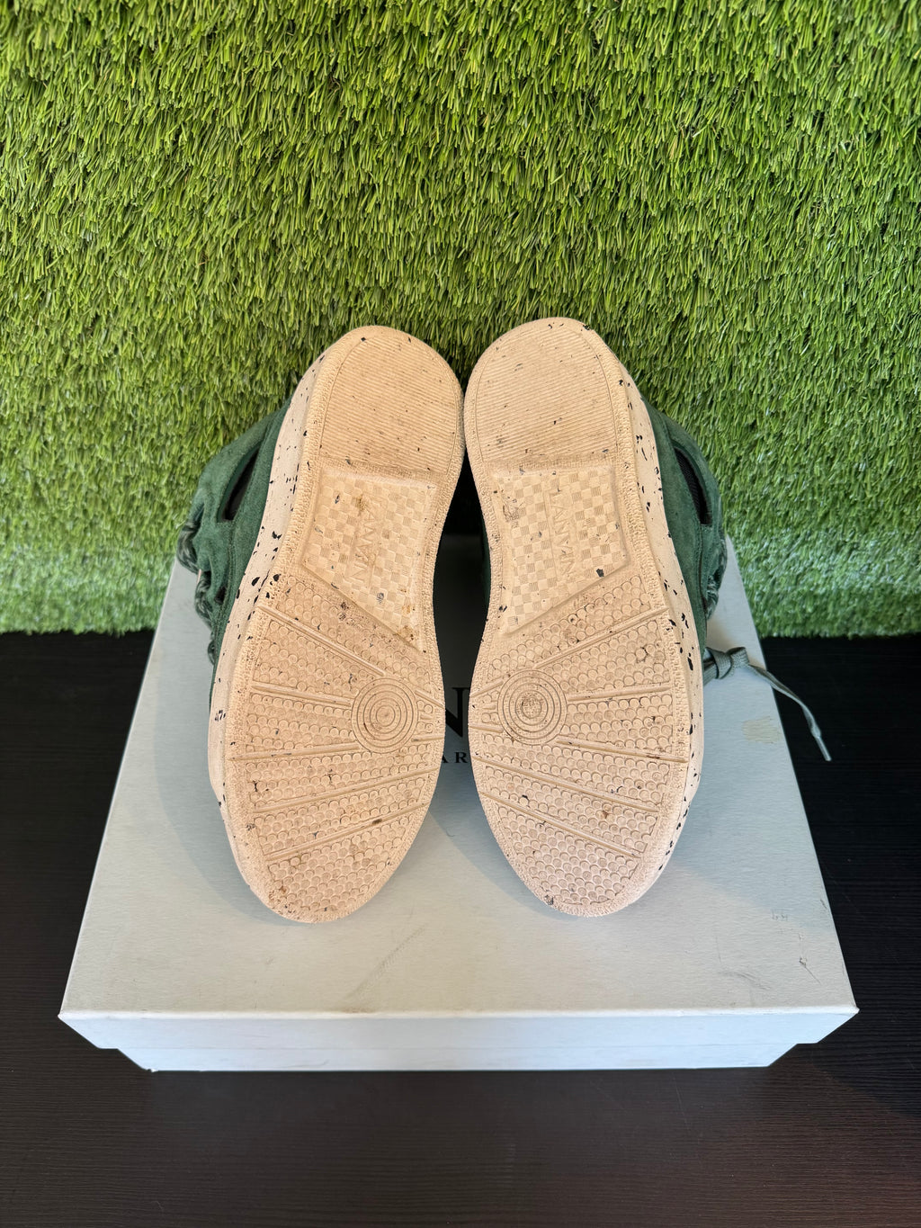 Lanvin Curb Green Black