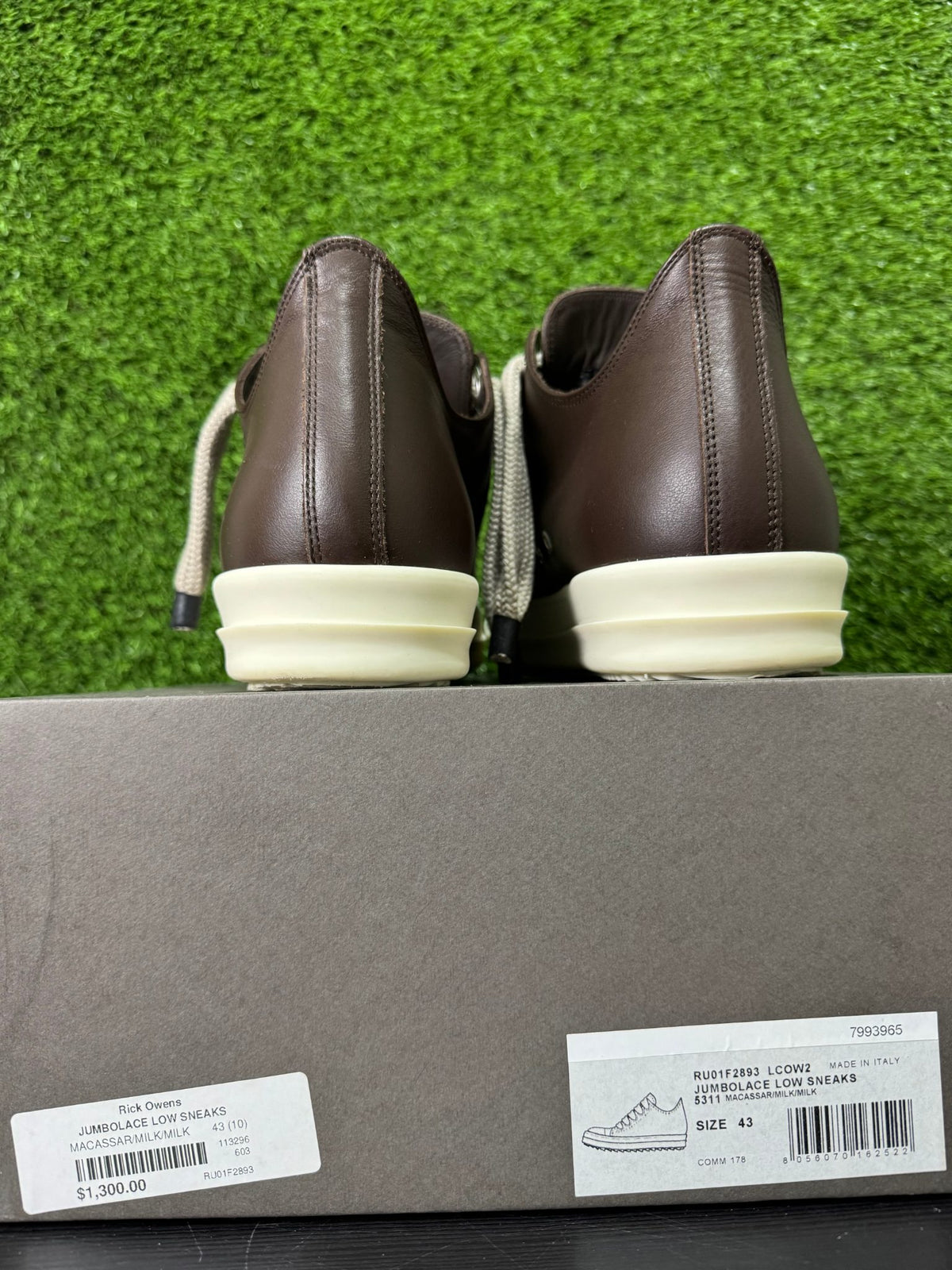 Rick owens jumbolace low macassar