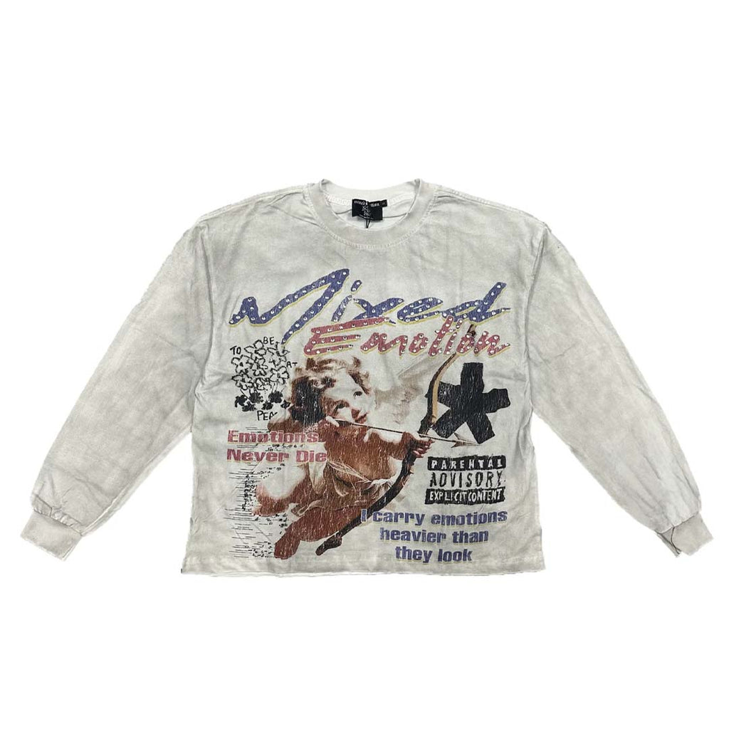 Mixed Emotion Triplets Long sleeve Tee