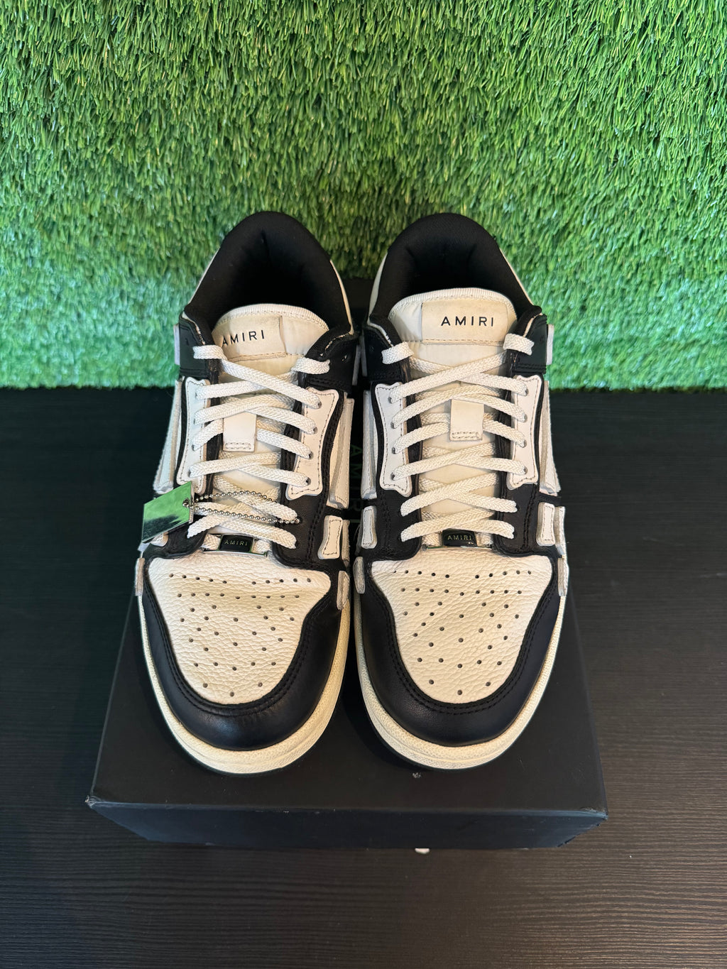 Amiri Skel Top Low Sneaker Black/White