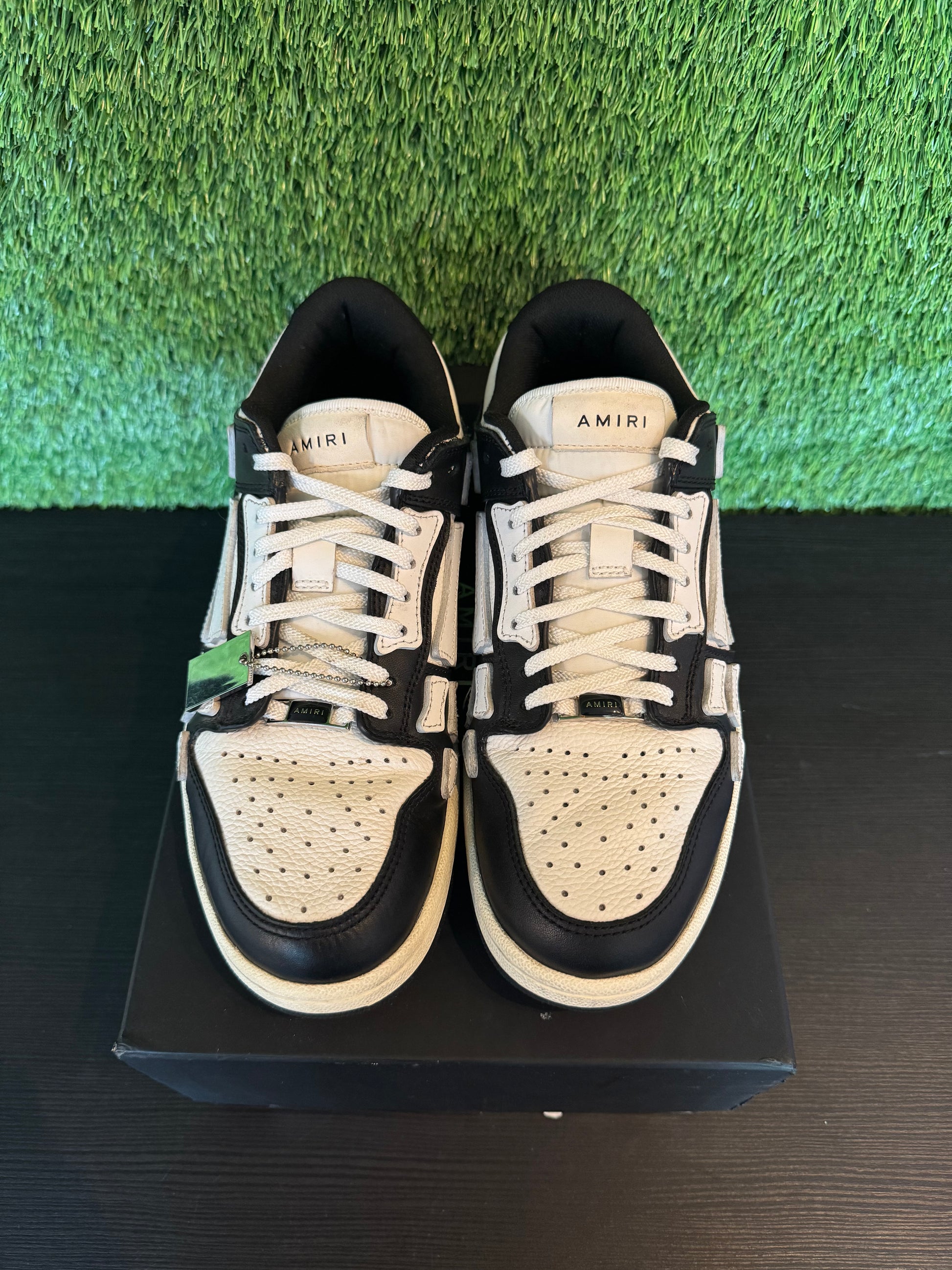 Amiri Skel Top Low Sneaker Black/White