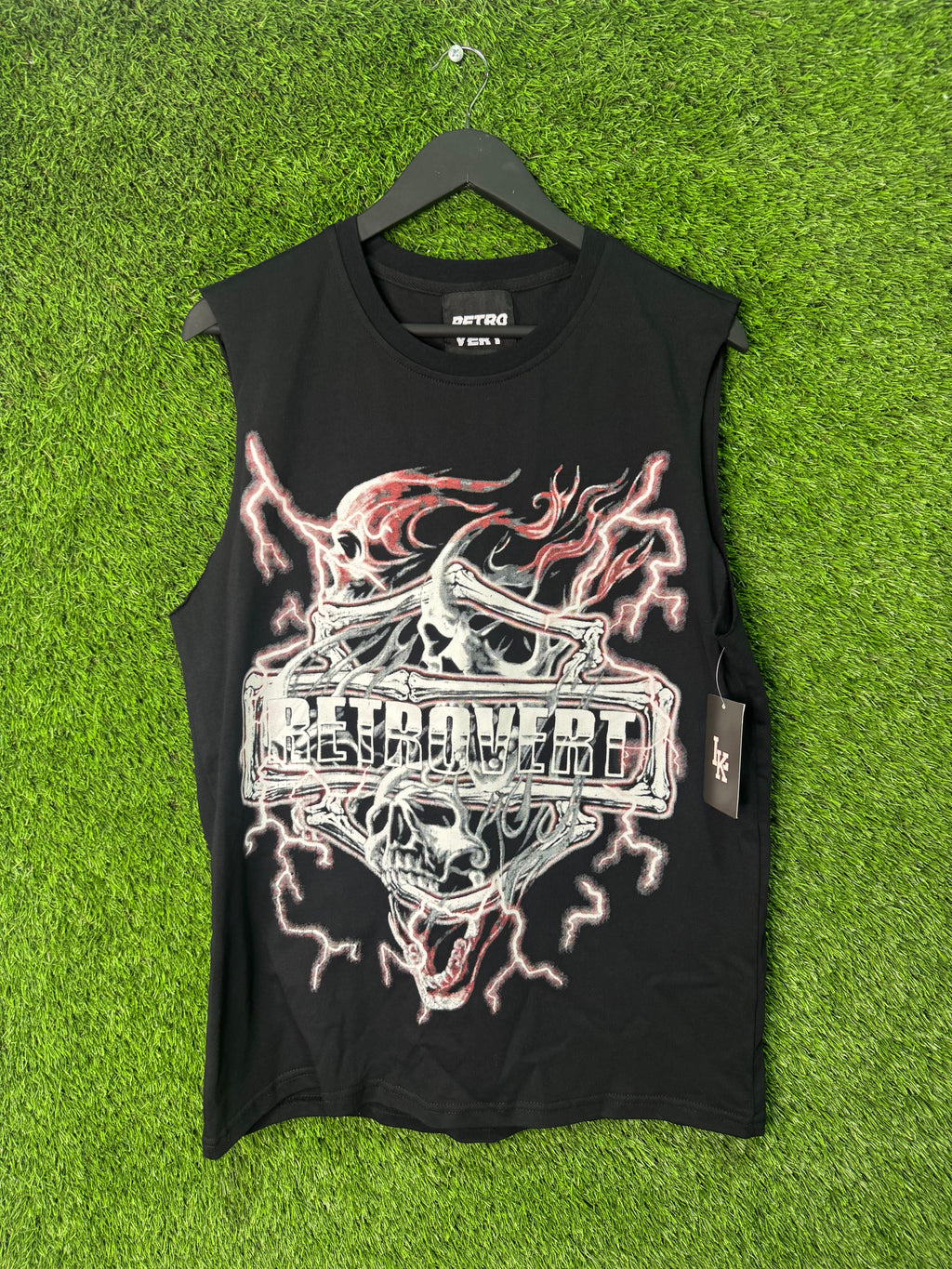 Retrovert ghost rider cutoff (black)