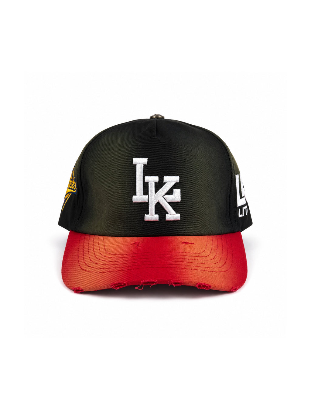 Lit Kicks Washed Logo Snapback Black/Red