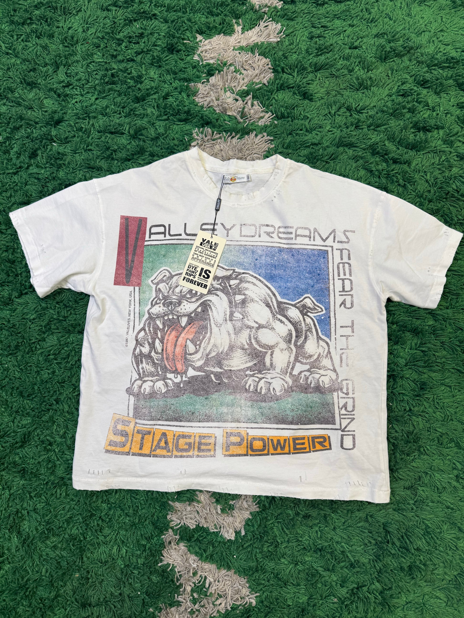 Valley Dreams bulldog tee (White)