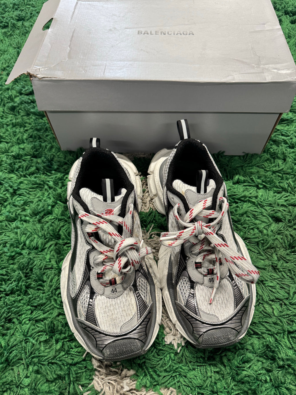 Balenciaga 3XL white|grey|red