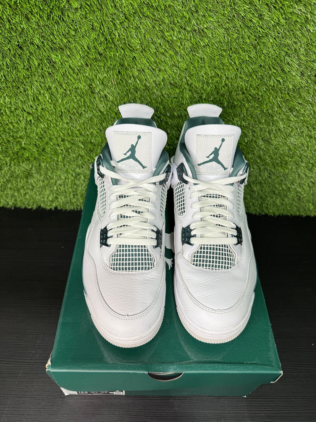 Jordan Retro 4 oxidized green