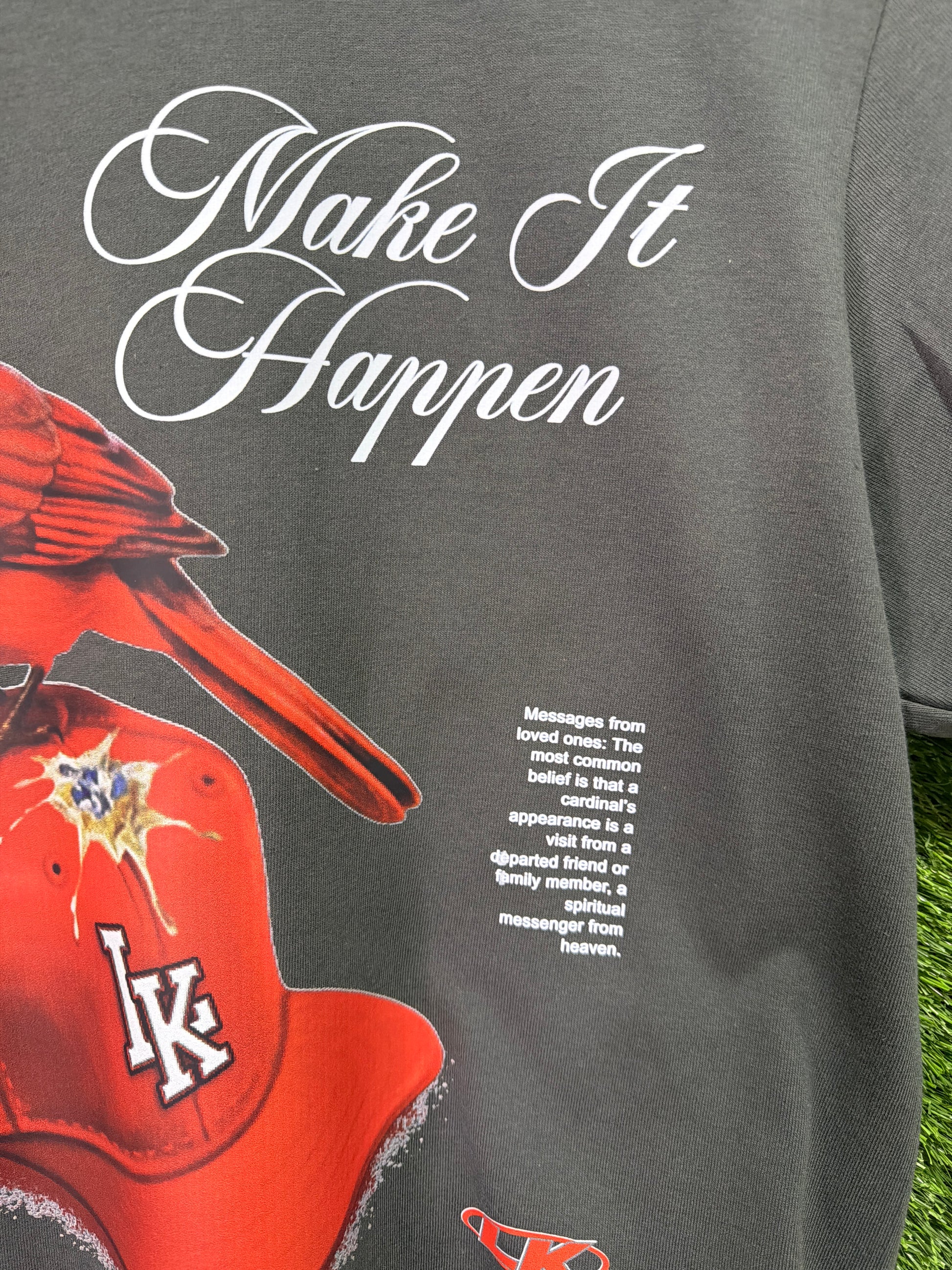 Lit Kicks Make It Happen Cardinal Tee