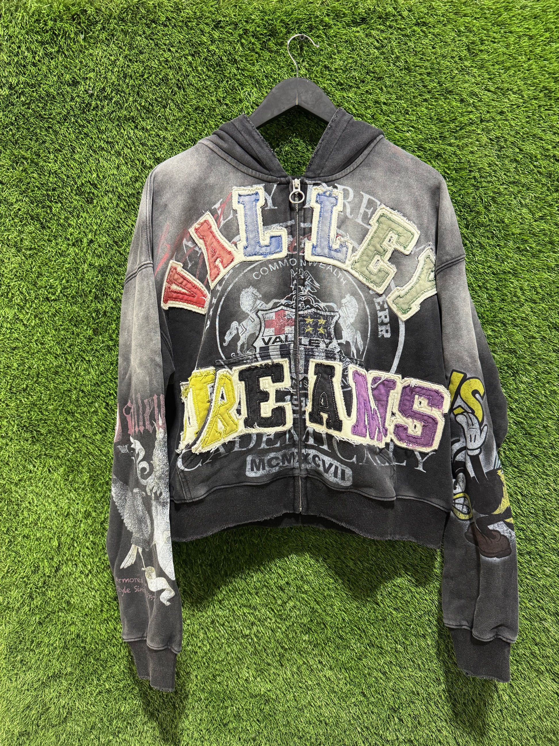 Vale forever blasted zip-up hoodie