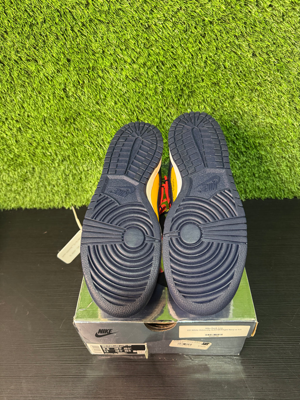 Nike off white rubber dunk Michigan