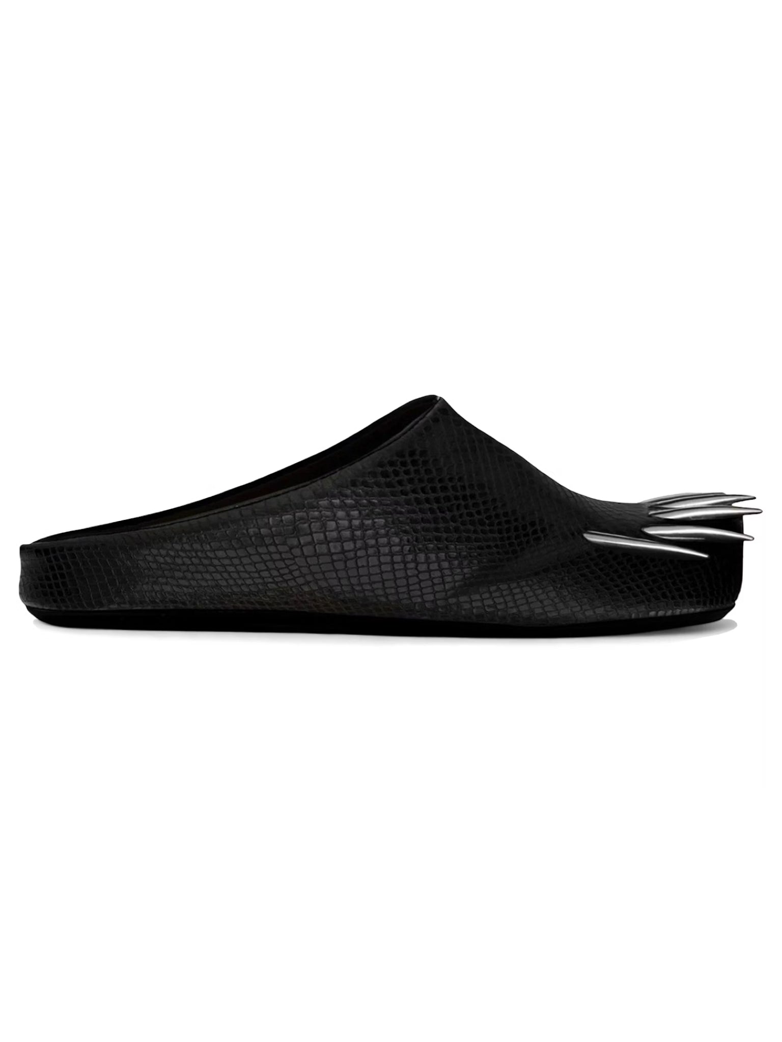 Bravest Snakeskin Bear Claw Mules