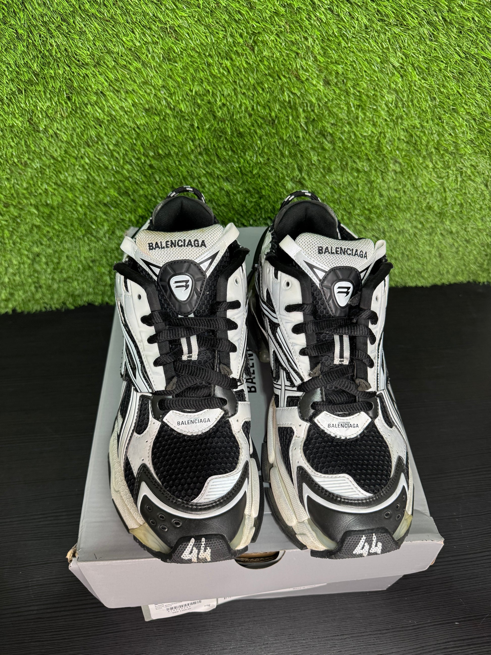 Balenciaga Runner Track white/black
