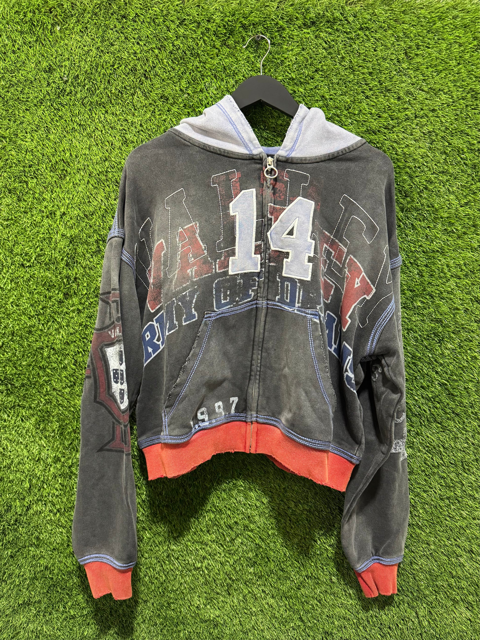 Vale forever big 14 zip up hoodie