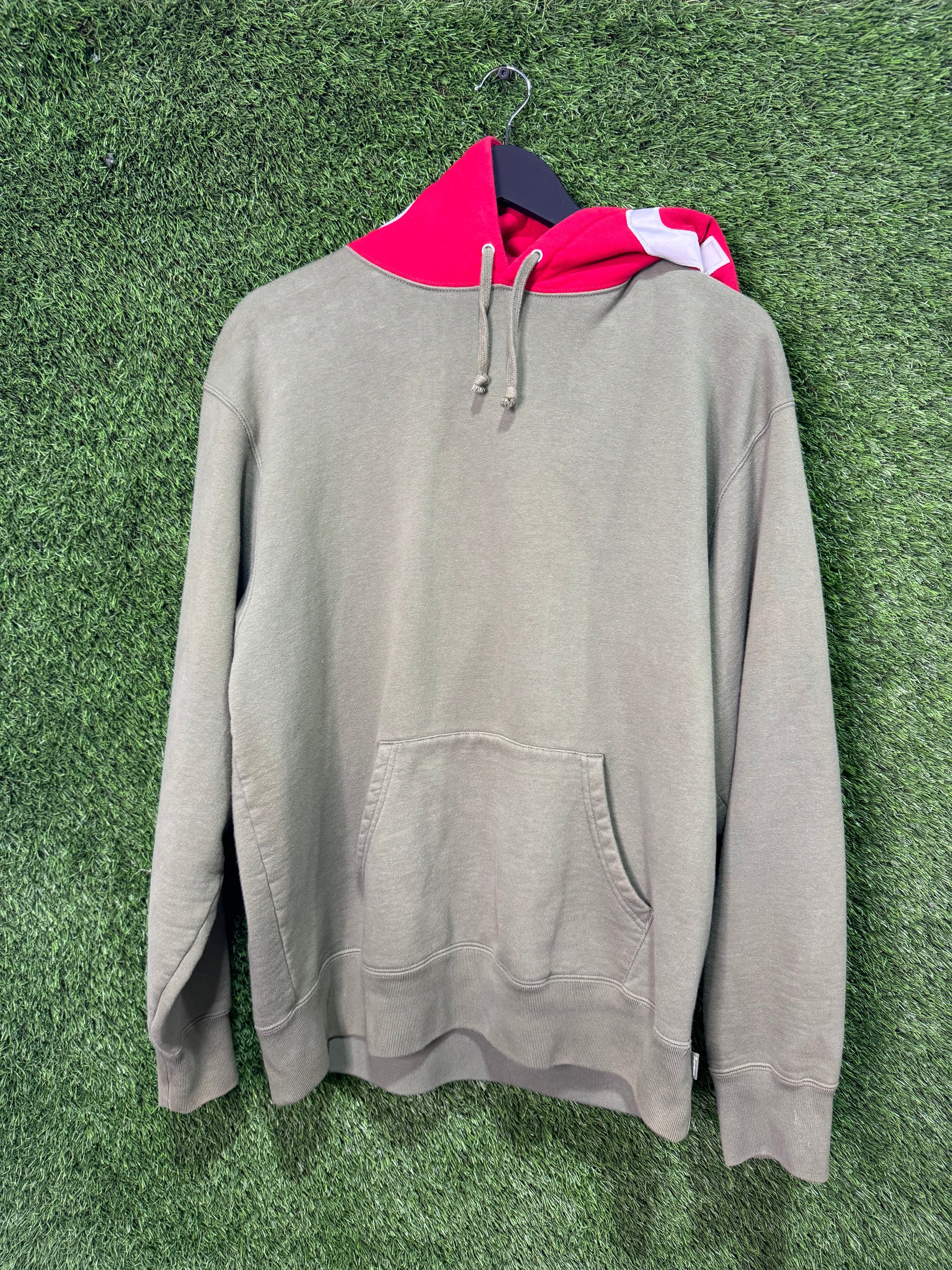 Supreme Hoodie green & khaki