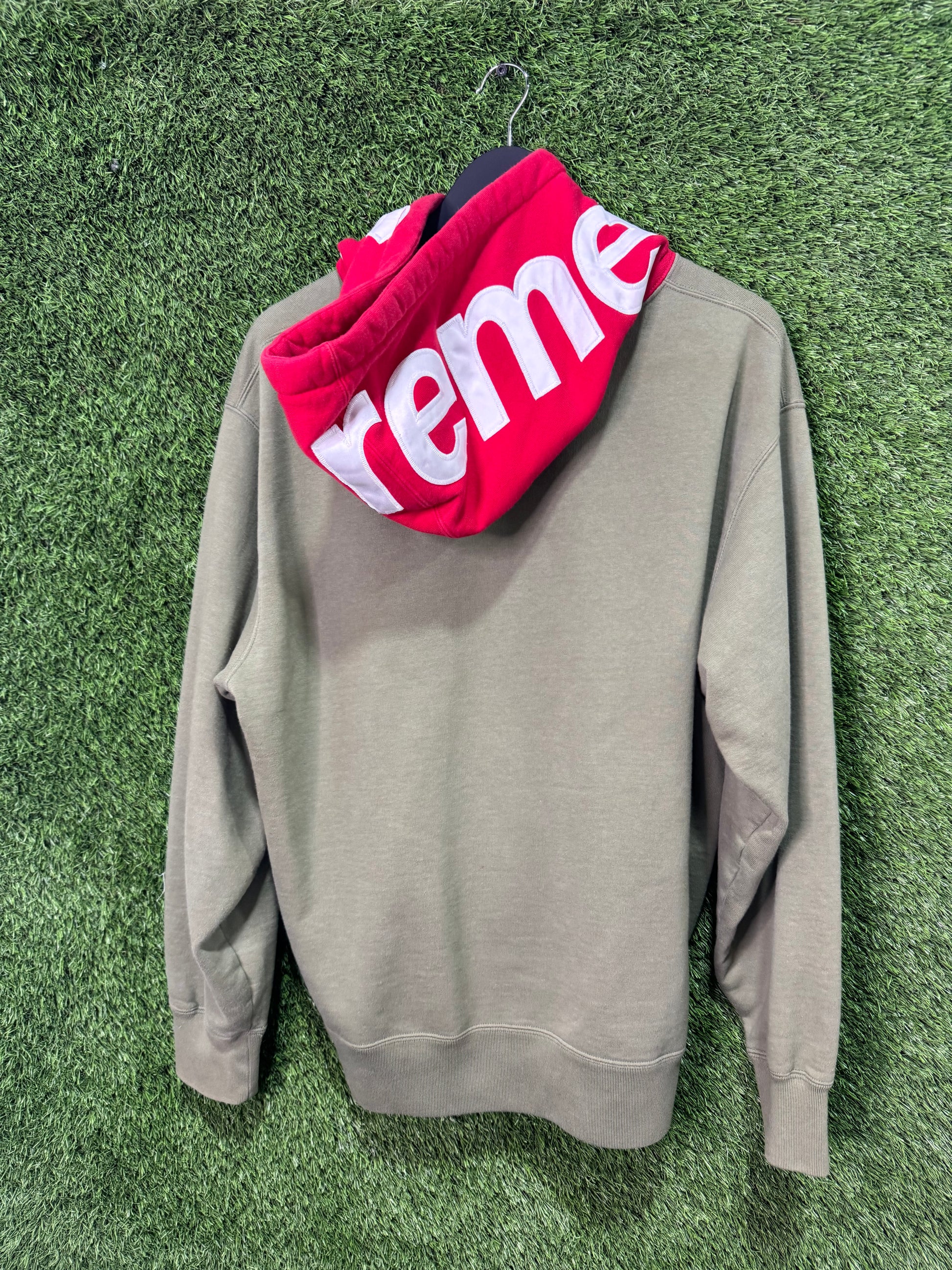 Supreme Hoodie green & khaki