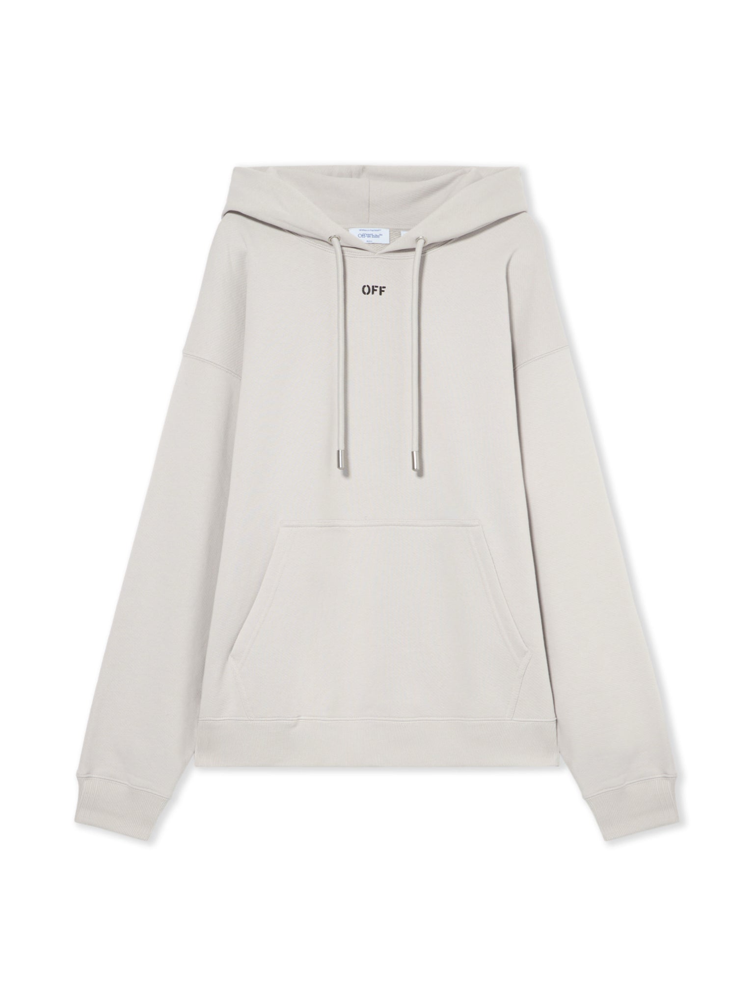 OFF-WHITE Off Stamp Skate Hoodie in Light Stone