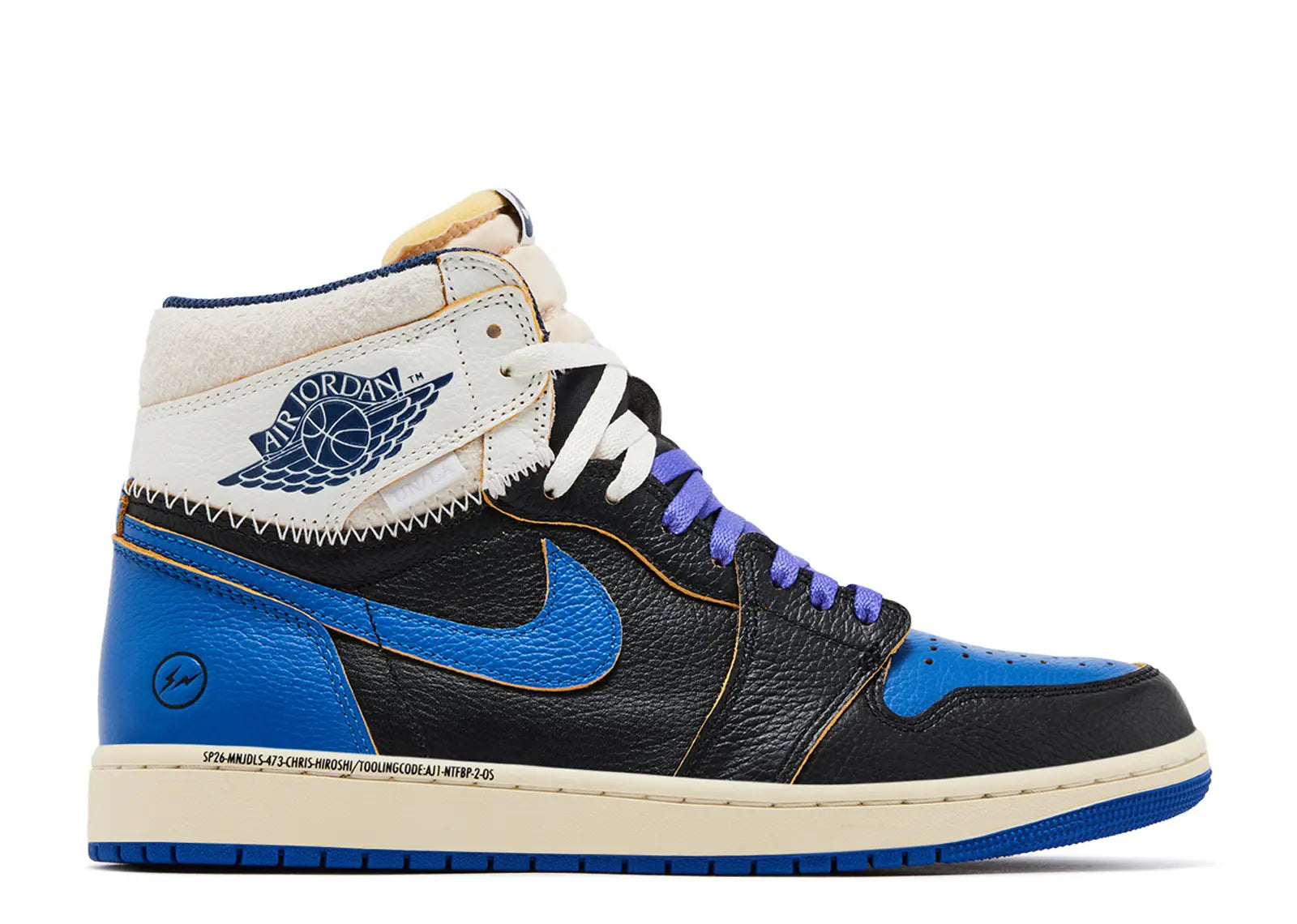 Jordan 1 High Union LA x Fragment sport Royal