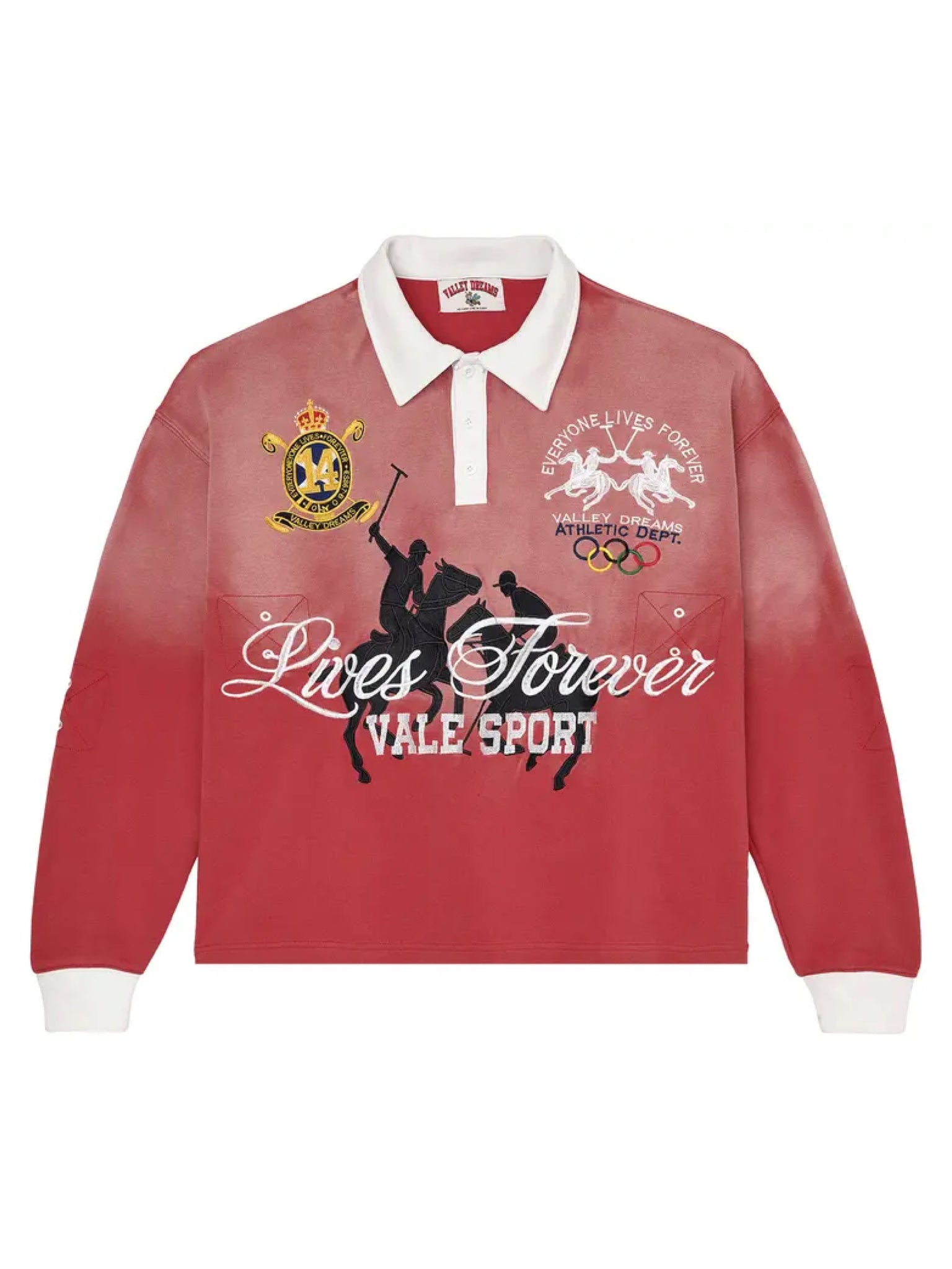 Vale forever Rockefeller Rugby Red