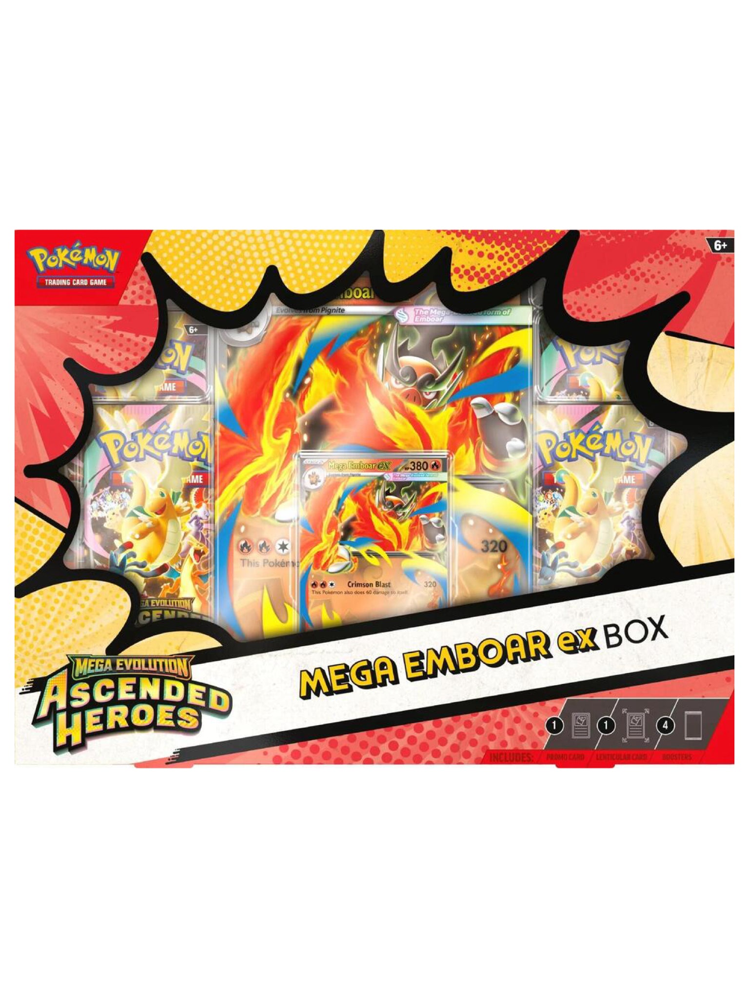 Ascended Heroes Mega Emboar ex Box ￼