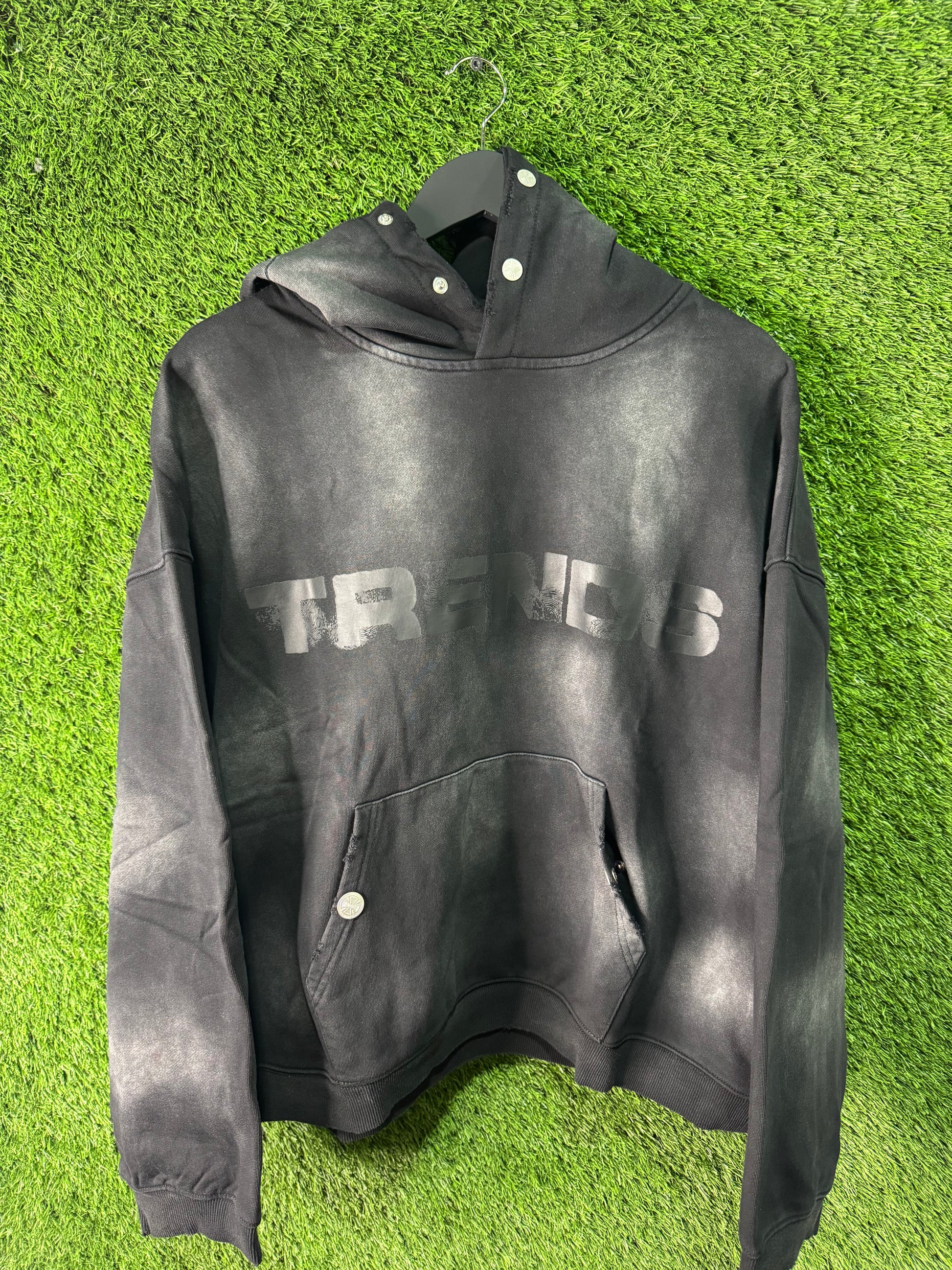 Trendsetter studios black grundge hoodie