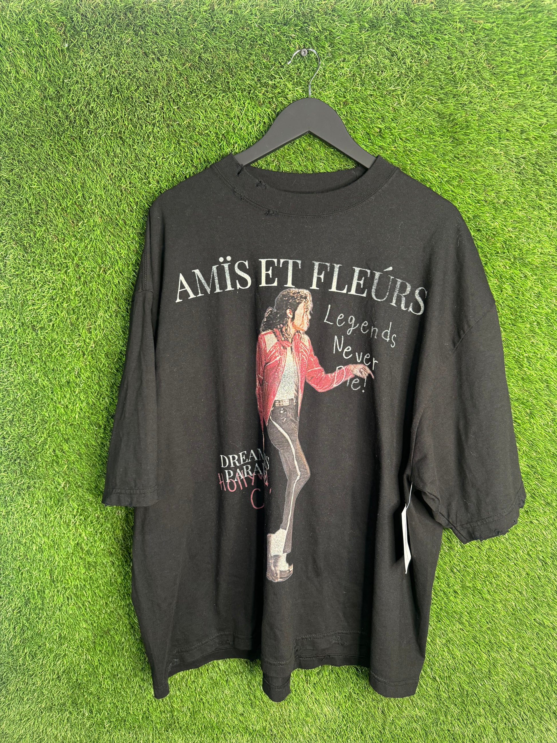 Amis Et Fleurs "Micheal Jackson legends never die tee"