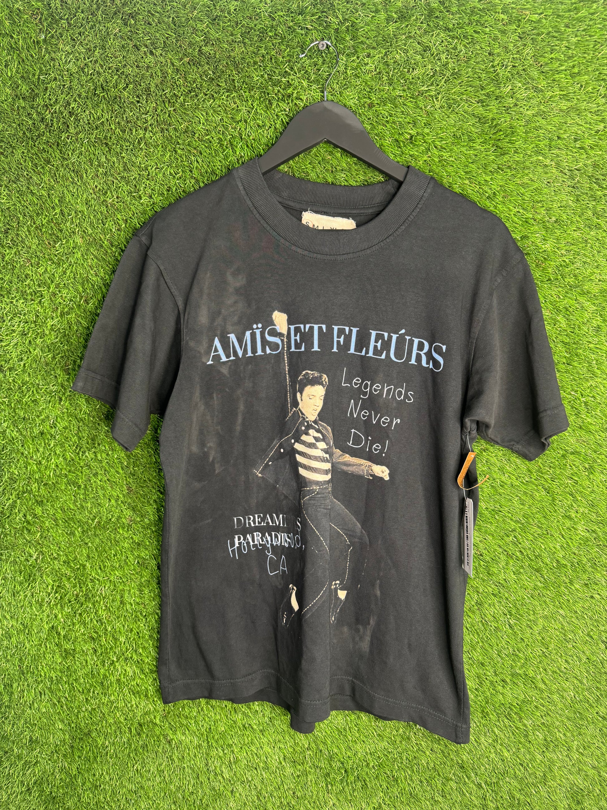 Amis Et Fluers "Elvis legends never die tee"