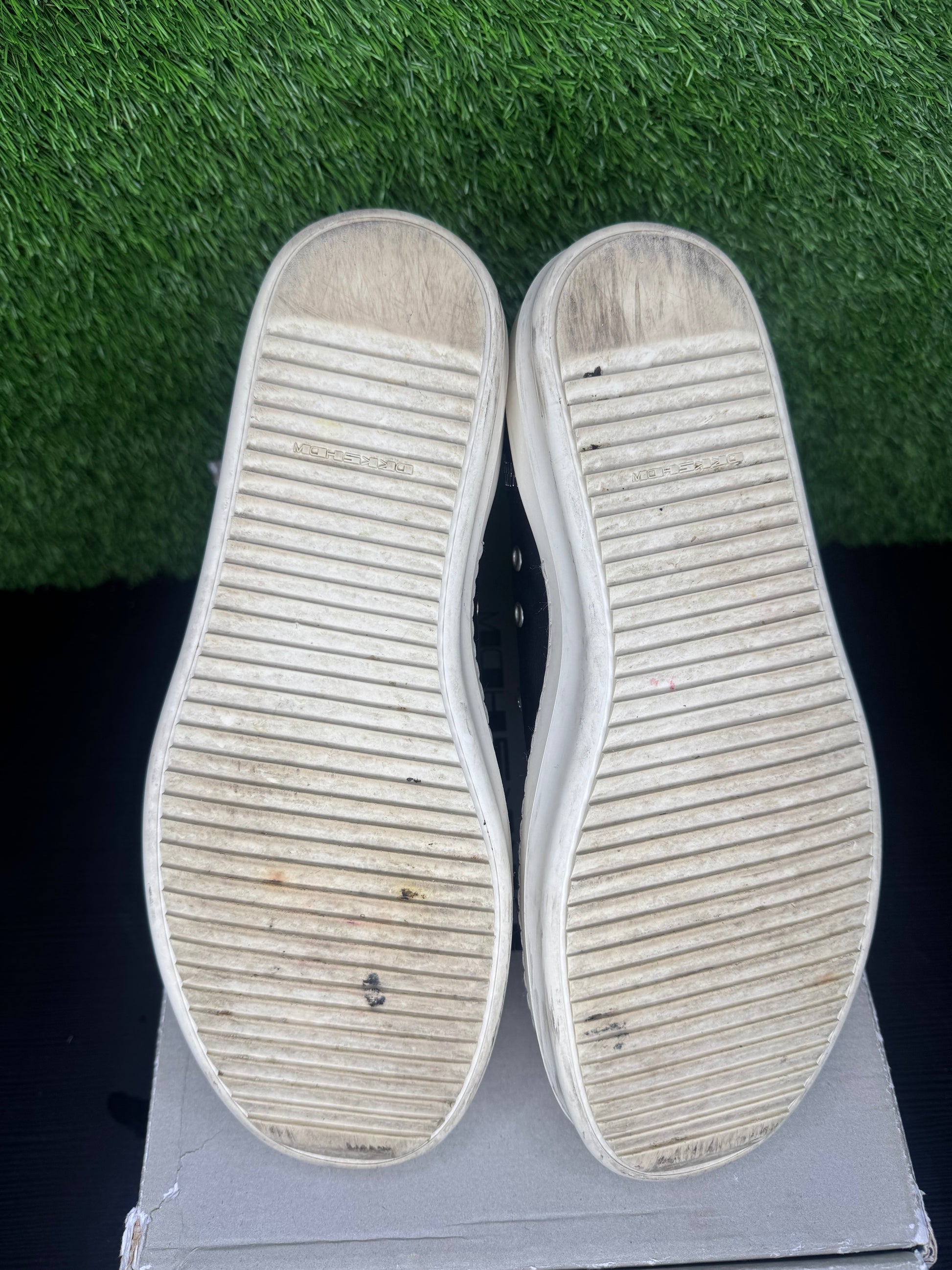 RIck Owens dark shadow hex black/cream