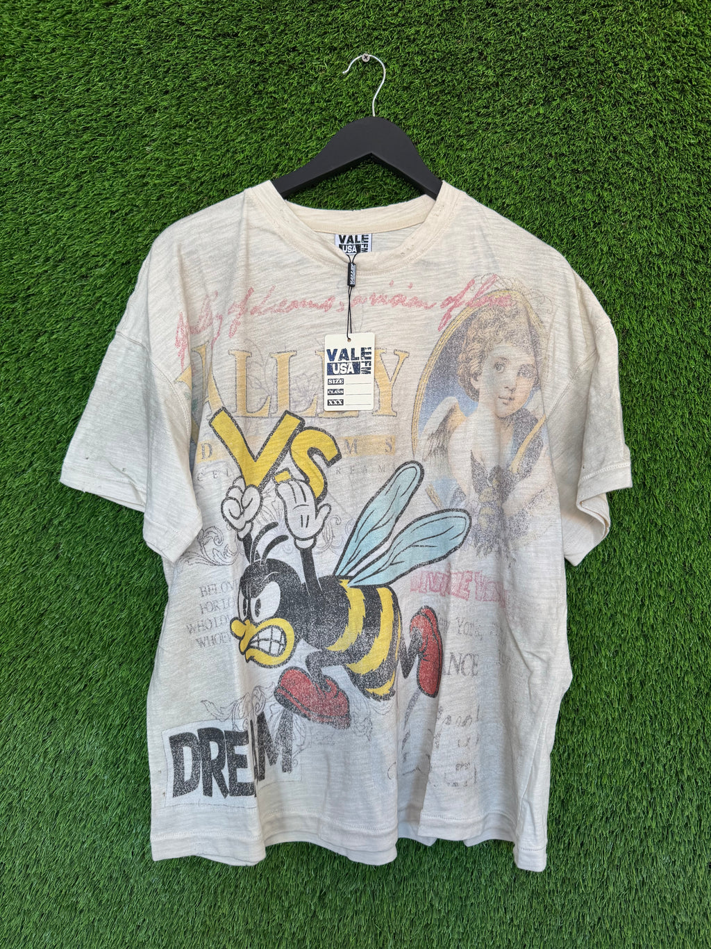 Vale Mayhem Tee Aged White