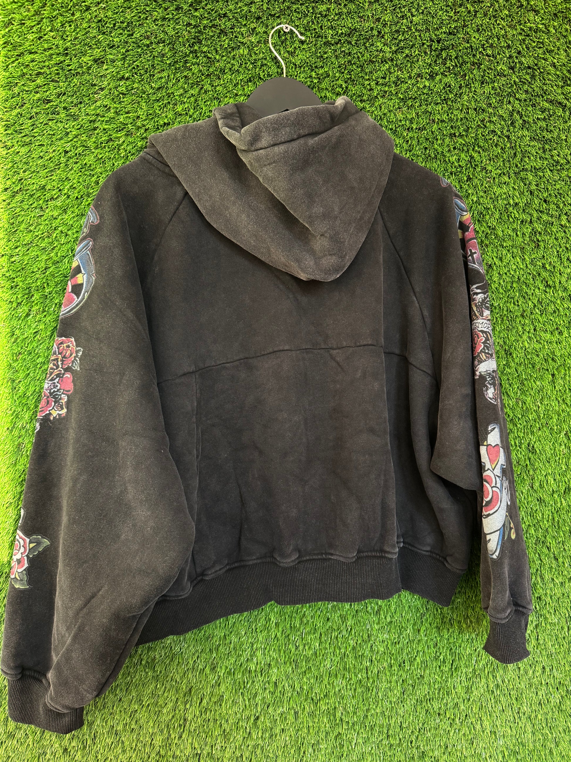 We Are Righteous Risen Zip Up Black