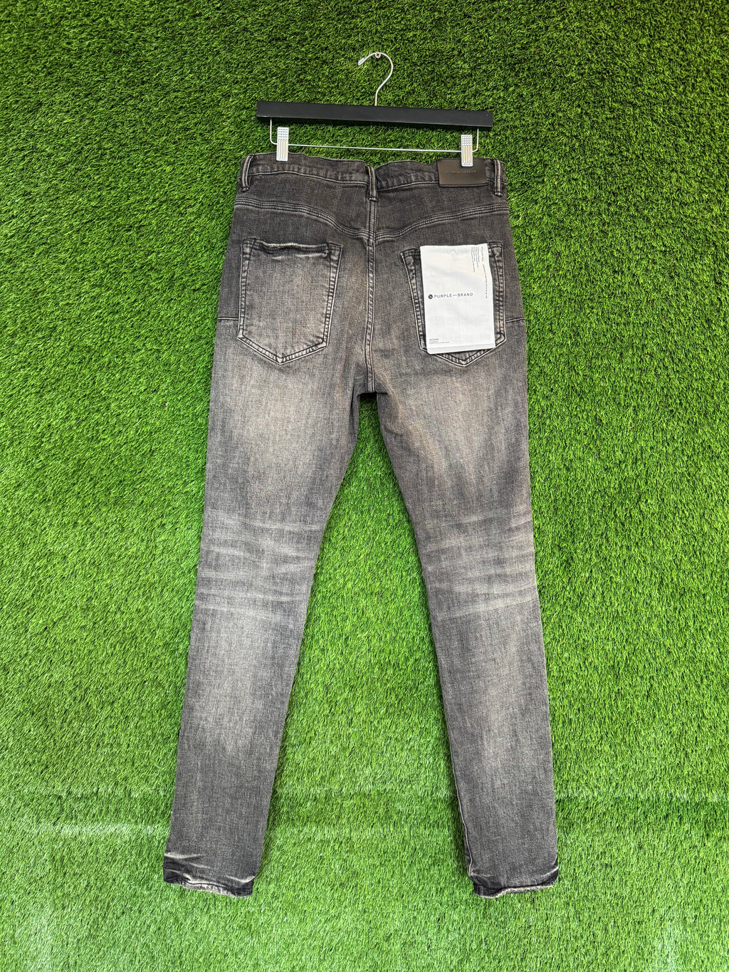 Purple Brand Grey Dirty Blowout Jean Black