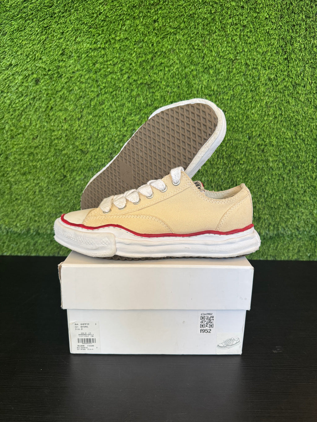 Maison Mihara Yasihiro OG Sole Canvas low Natural