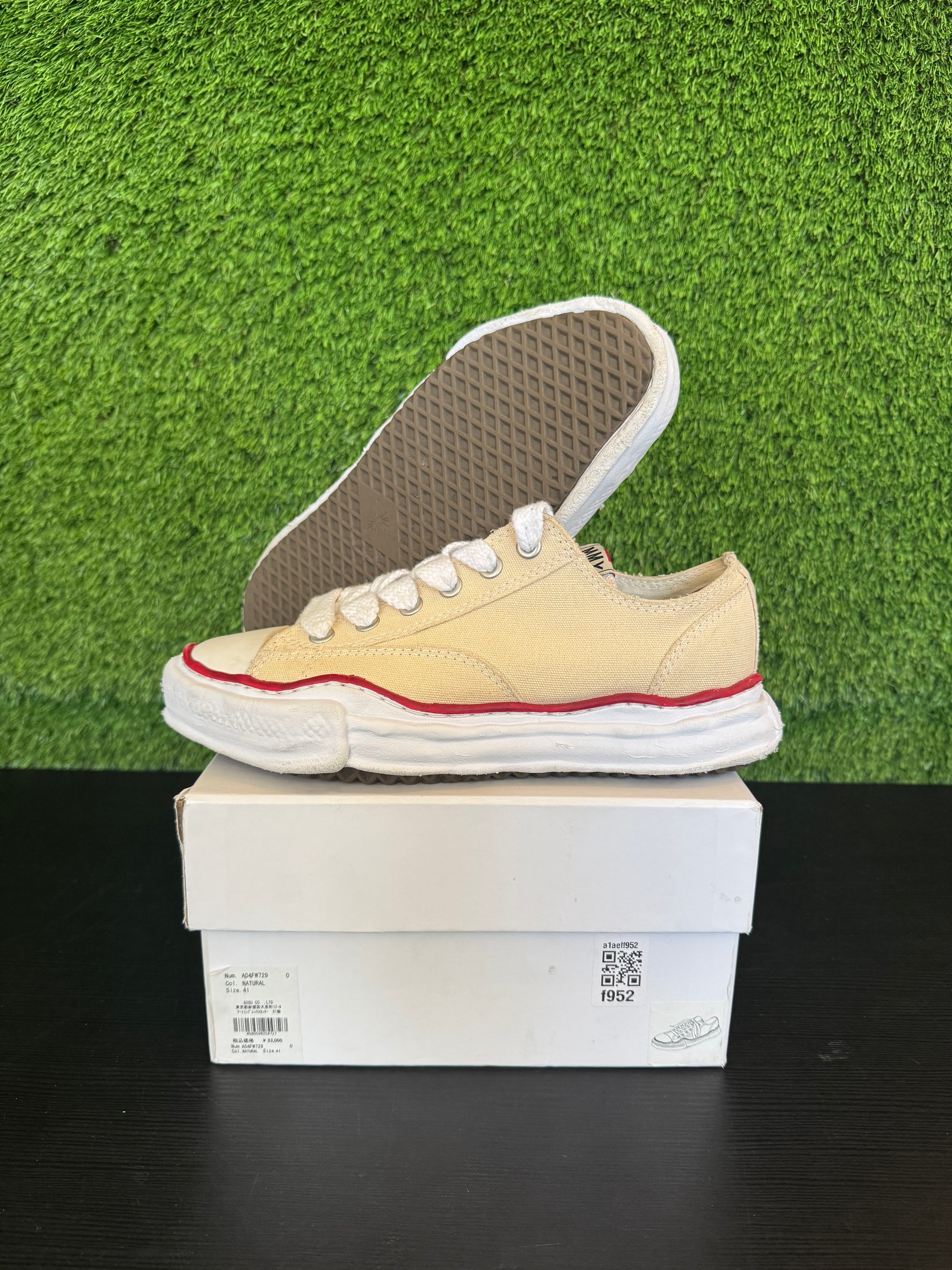 Maison Mihara Yasihiro OG Sole Canvas low Natural