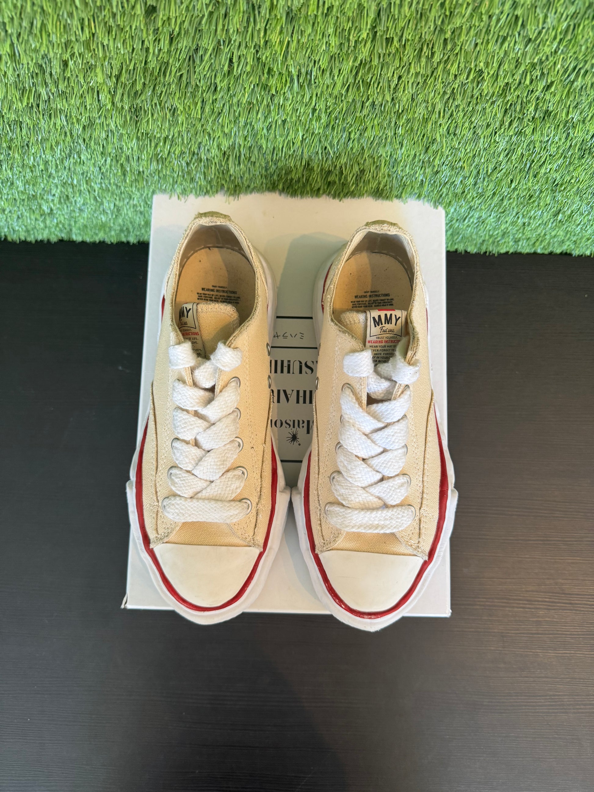 Maison Mihara Yasihiro OG Sole Canvas low Natural