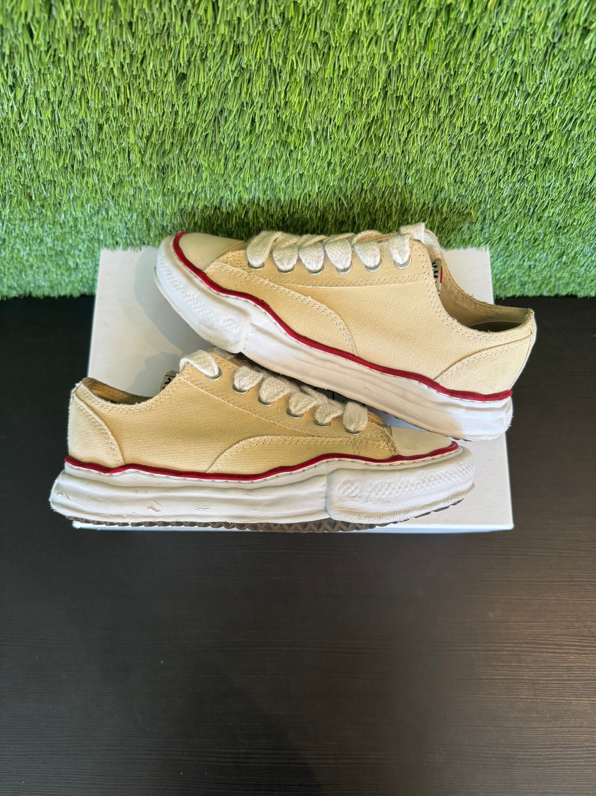 Maison Mihara Yasihiro OG Sole Canvas low Natural