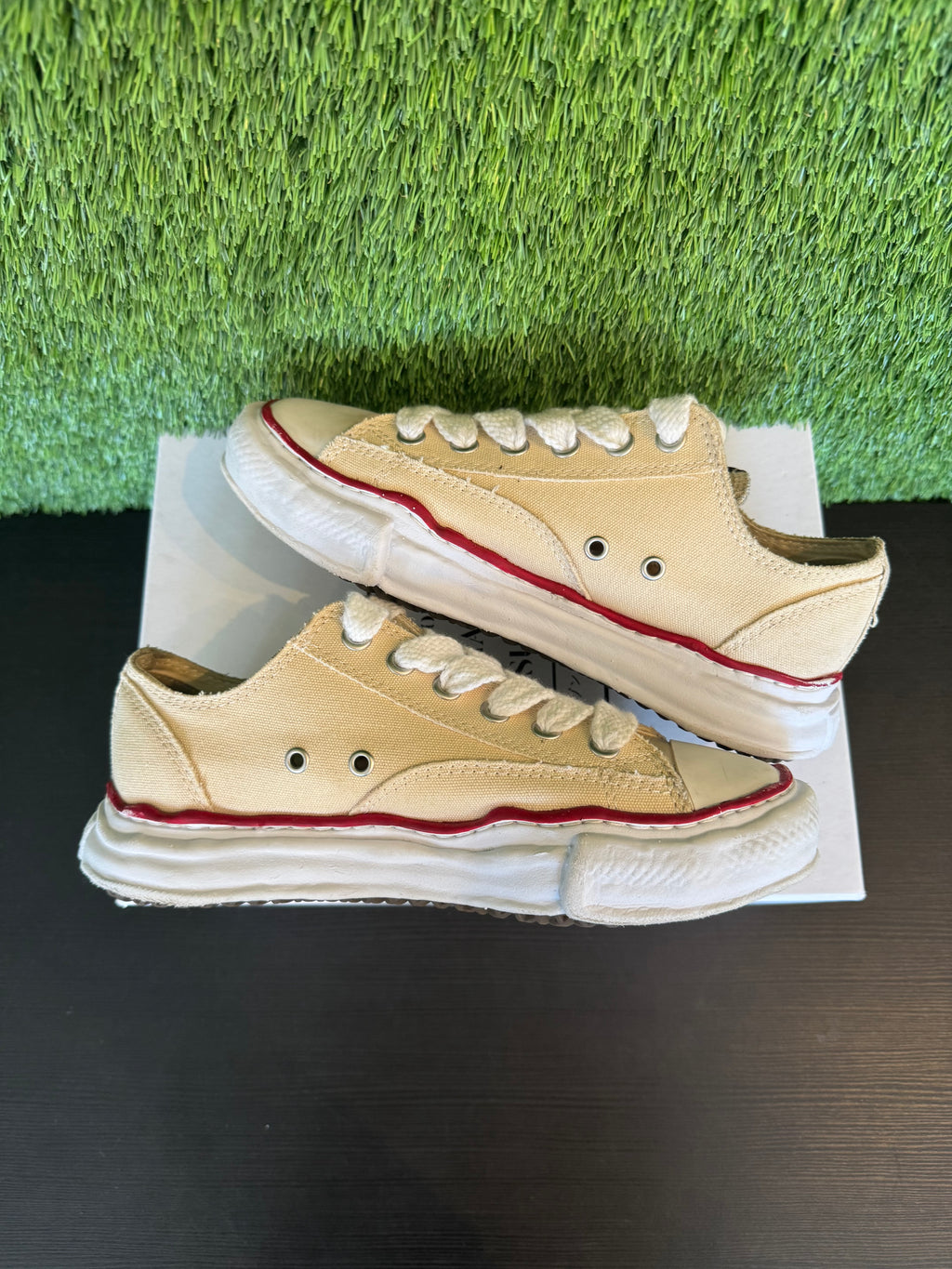 Maison Mihara Yasihiro OG Sole Canvas low Natural
