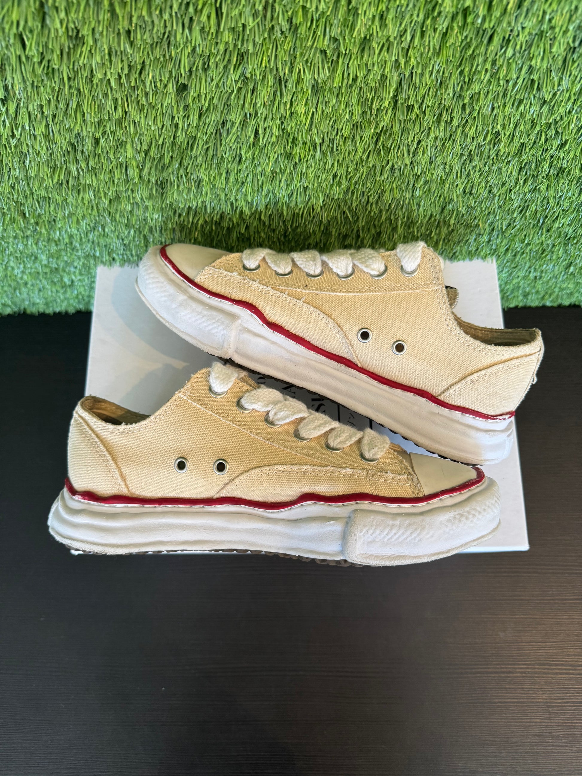Maison Mihara Yasihiro OG Sole Canvas low Natural