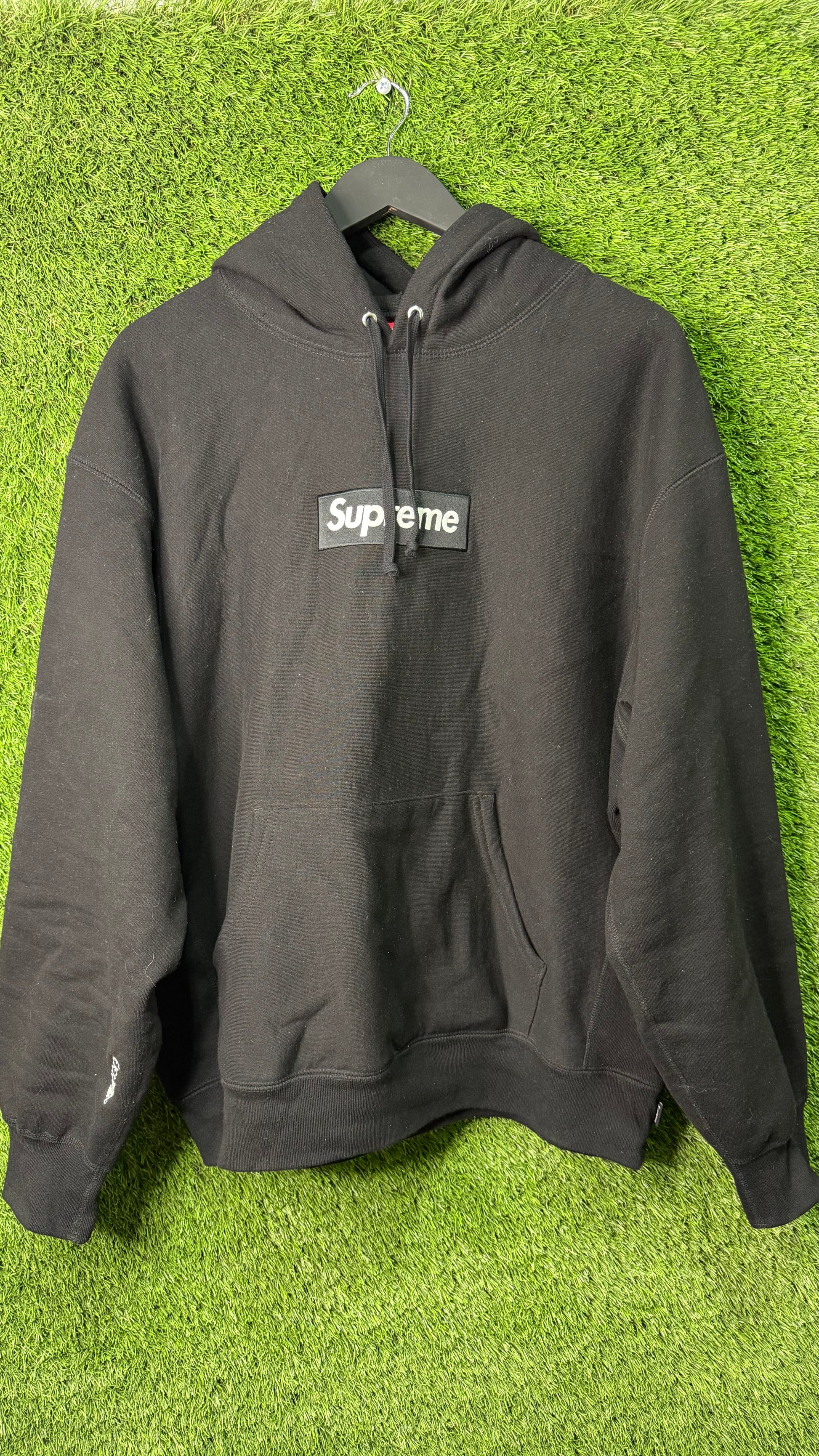 Supreme Box Logo Hooded Sweatshirt Black FW25