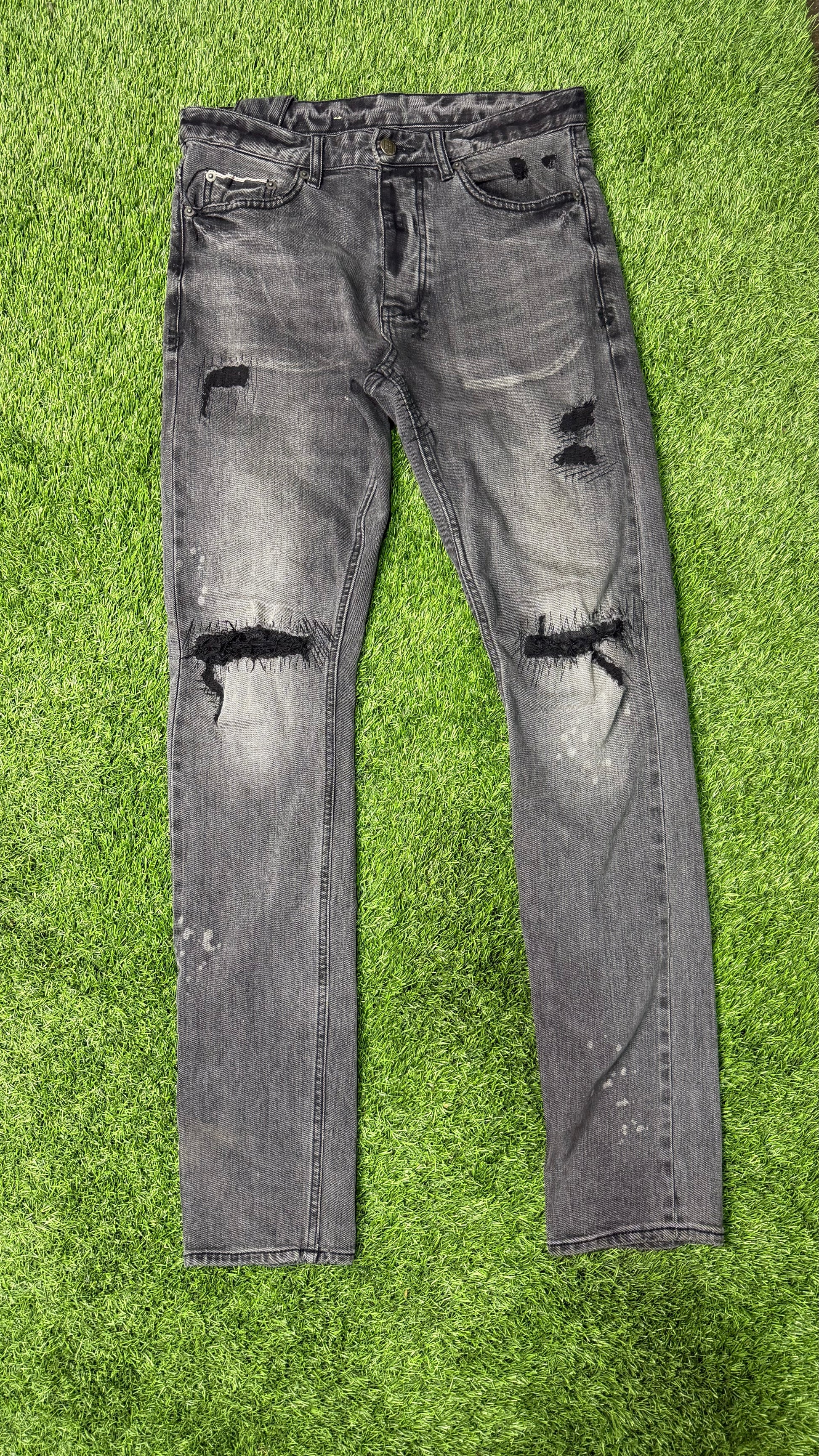 Ksubi Jeans Black Distressed