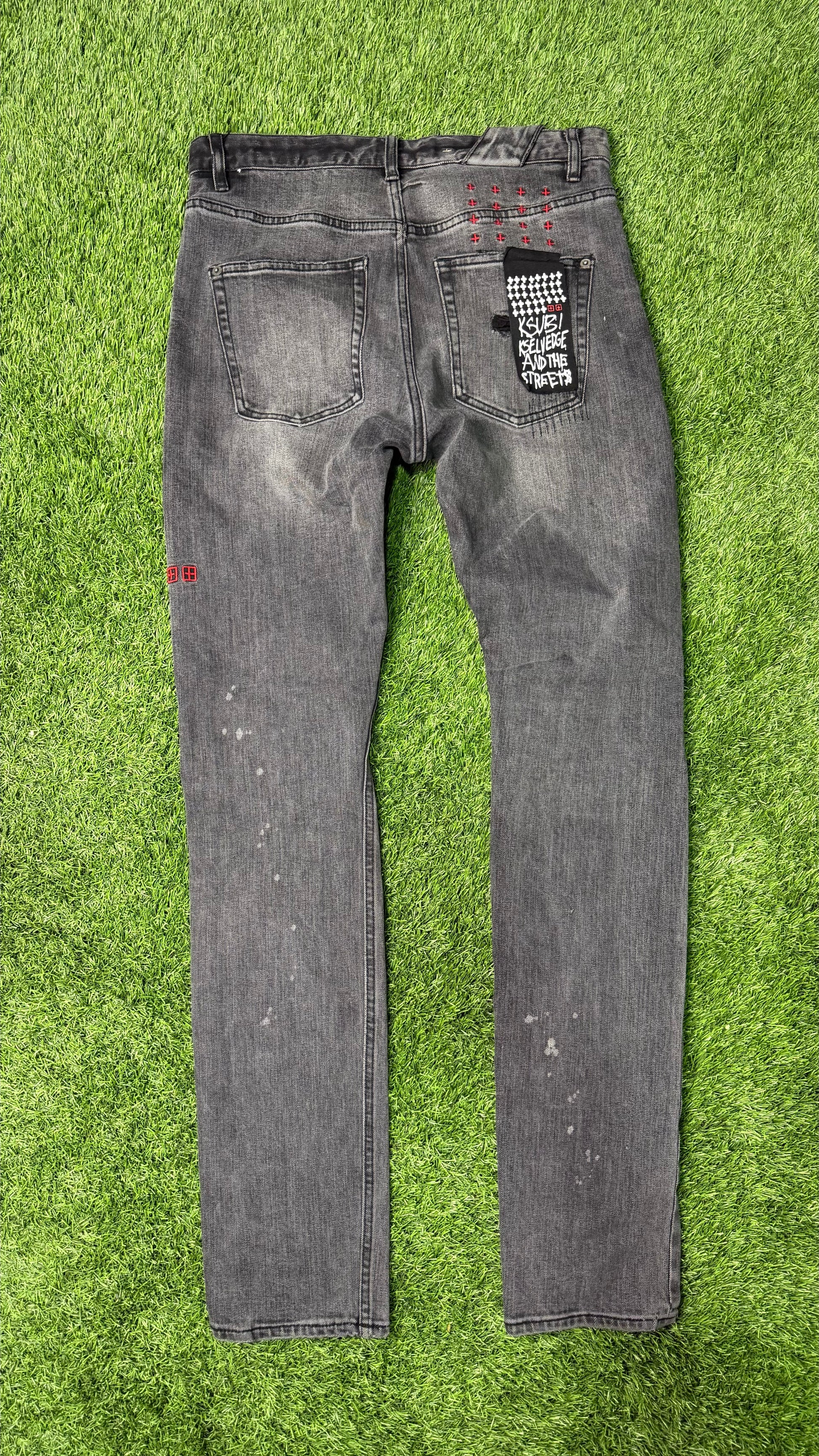 Ksubi Jeans Black Distressed