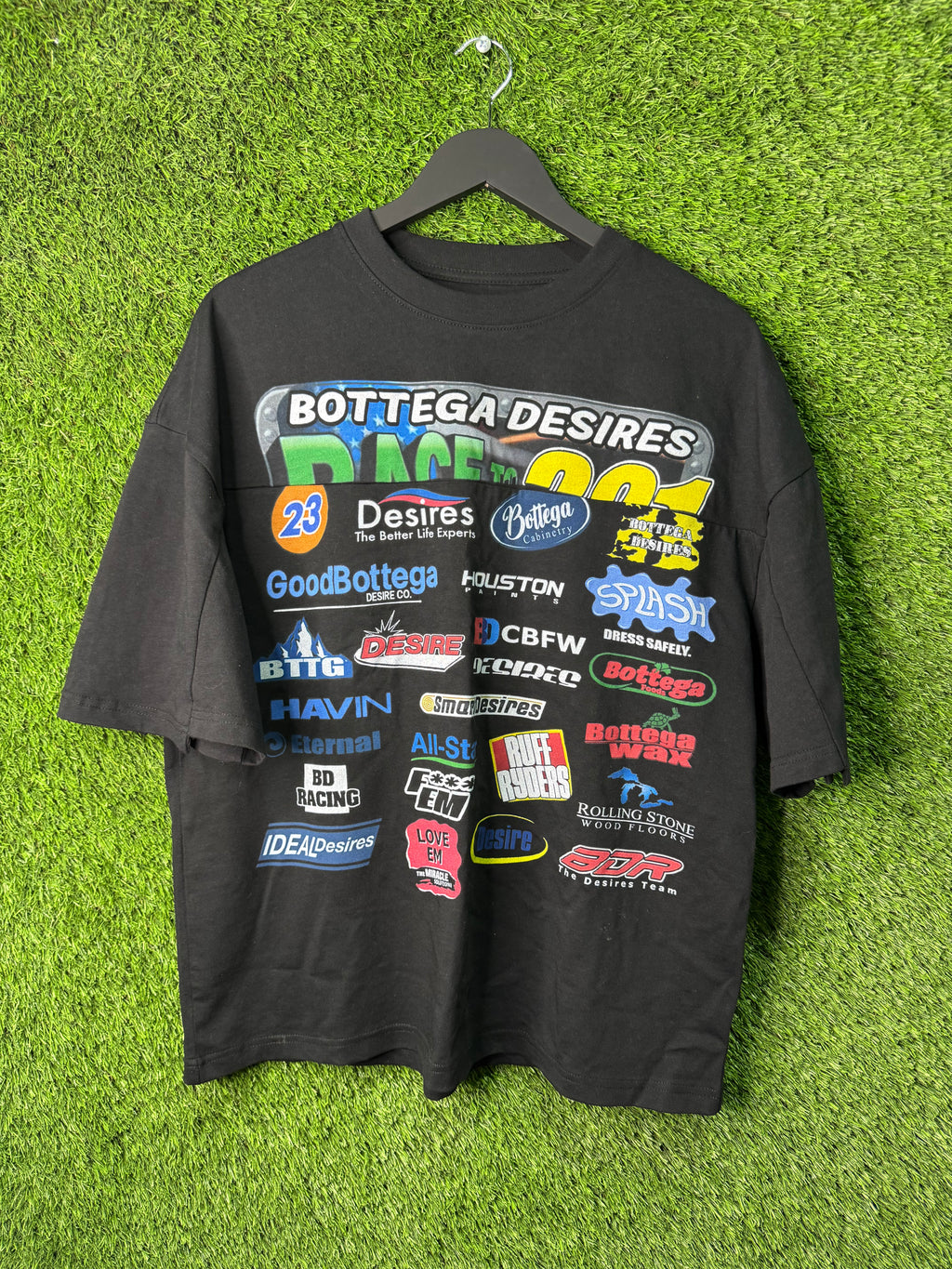 Bottega Desires Black Race Tee