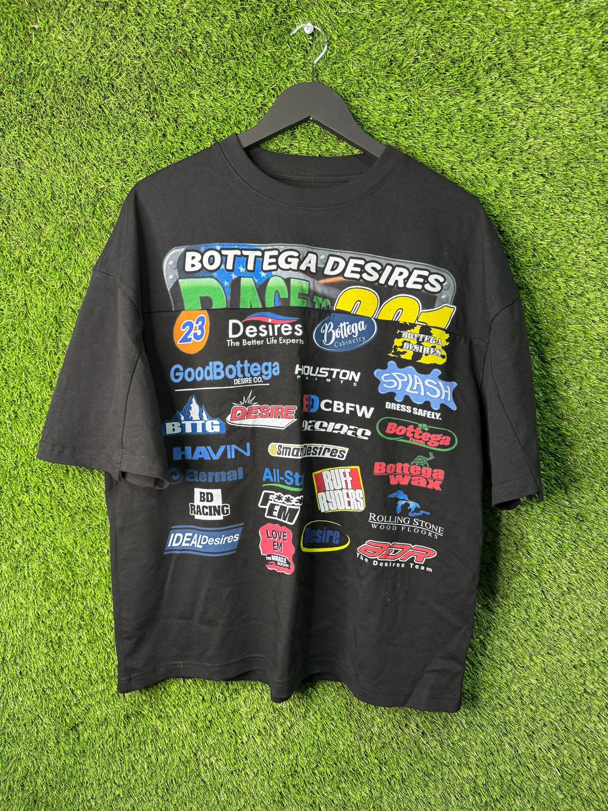 Bottega Desires Black Race Tee