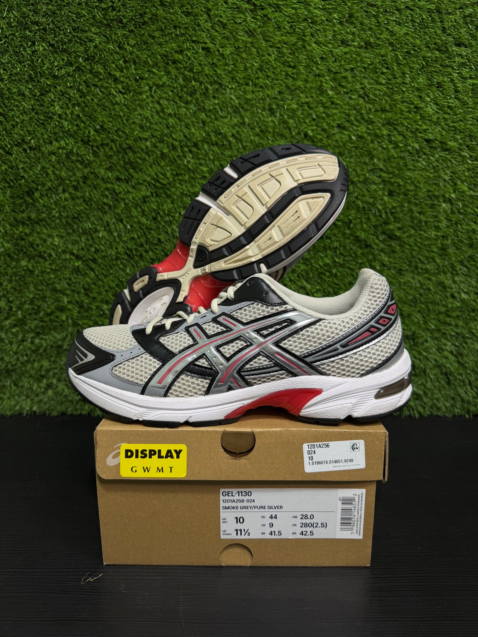 ASICS Gel-1130 Smokey Grey Pure Silver Red