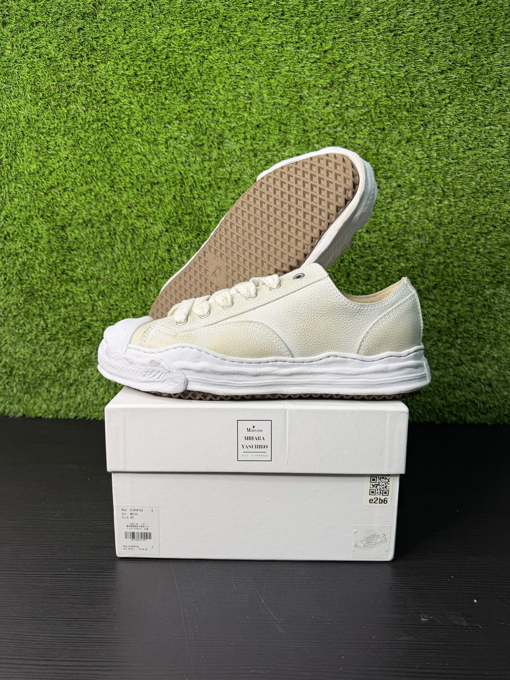 Maison Mihara Yasuhiro Hank OG SOle Brushed Shrink Leather Low